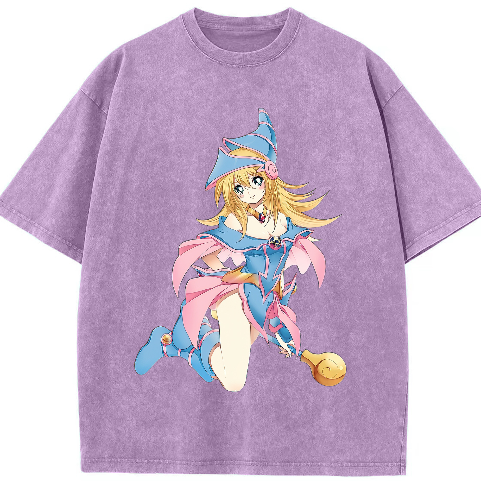 （画像用） 遊☆戯☆王 Yu-Gi-Oh! 綿100% ヴィンテージ風 半袖Tシャツ（フロントプリント）