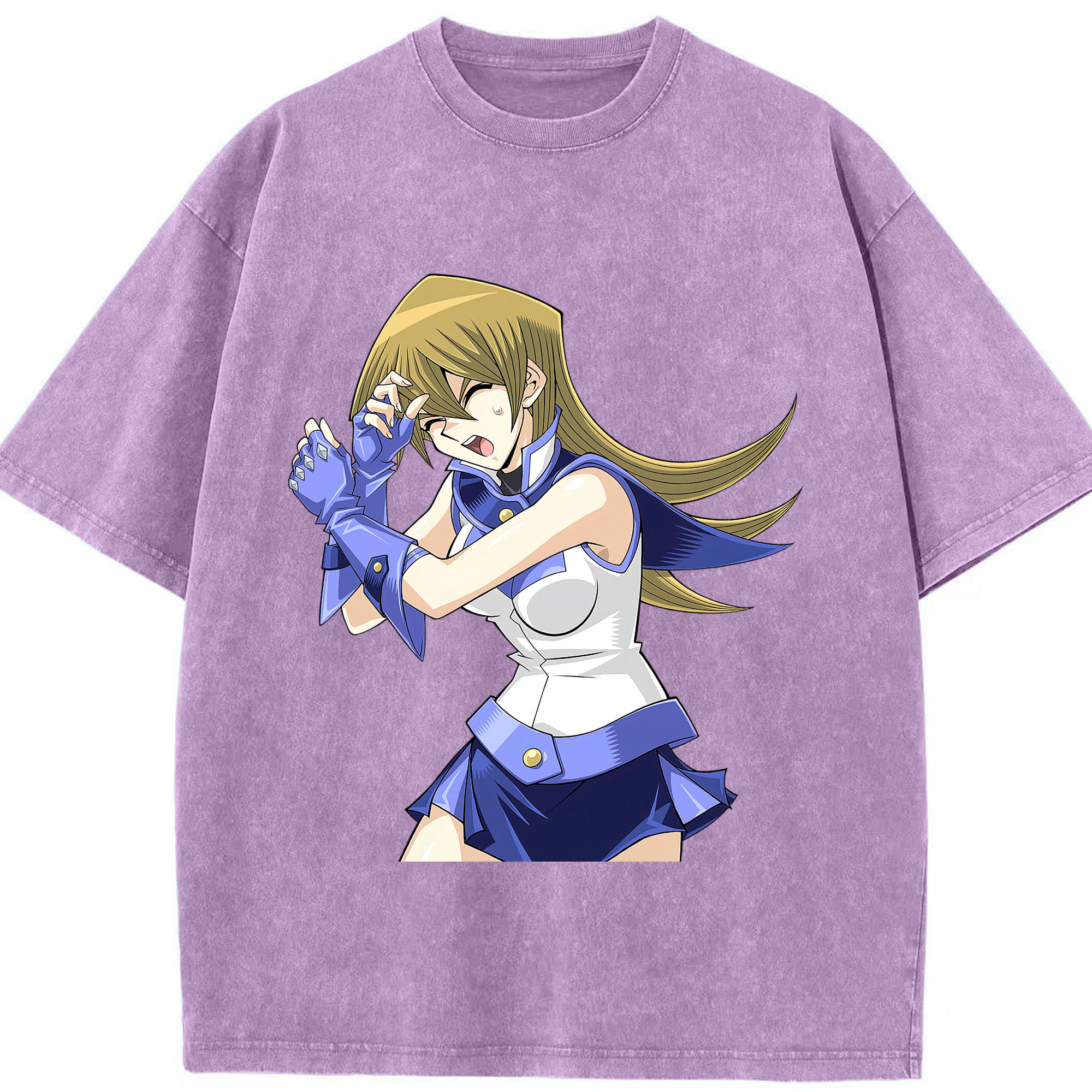 （画像用） 遊☆戯☆王 Yu-Gi-Oh! 綿100% ヴィンテージ風 半袖Tシャツ（フロントプリント）