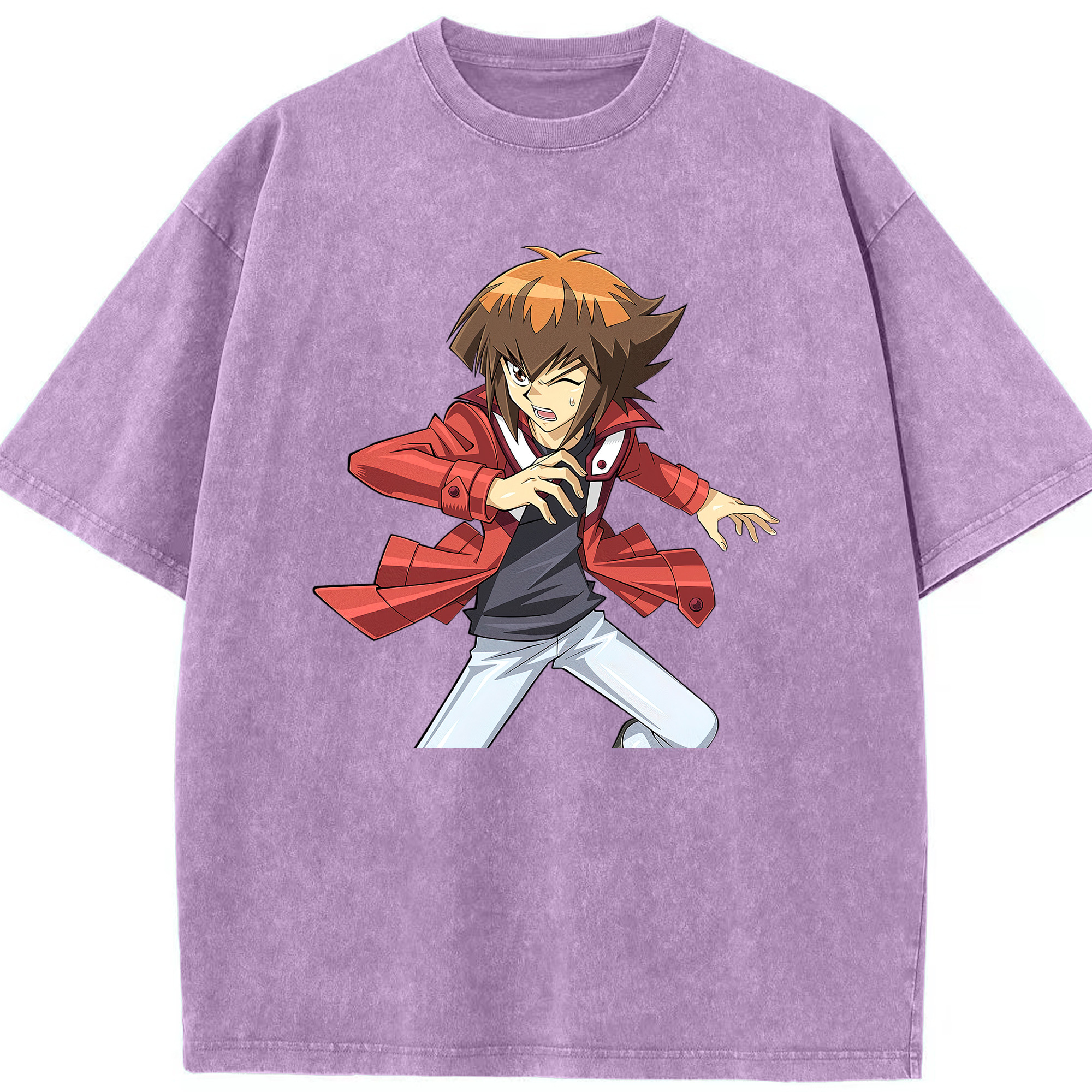 （画像用） 遊☆戯☆王 Yu-Gi-Oh! 綿100% ヴィンテージ風 半袖Tシャツ（フロントプリント）