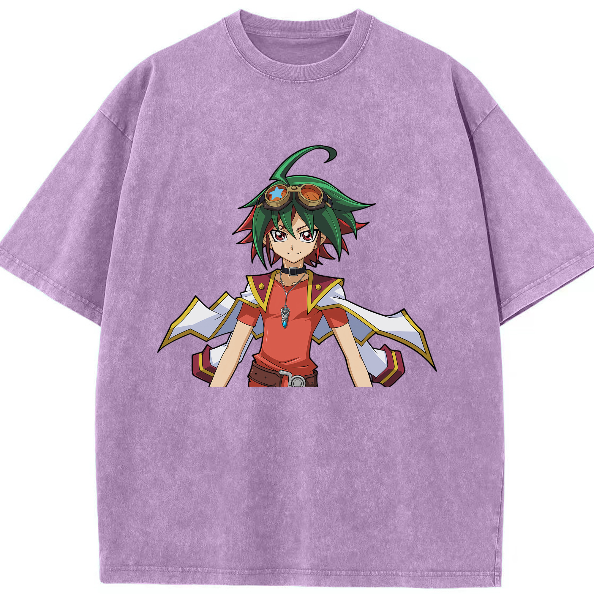 （画像用） 遊☆戯☆王 Yu-Gi-Oh! 綿100% ヴィンテージ風 半袖Tシャツ（フロントプリント）