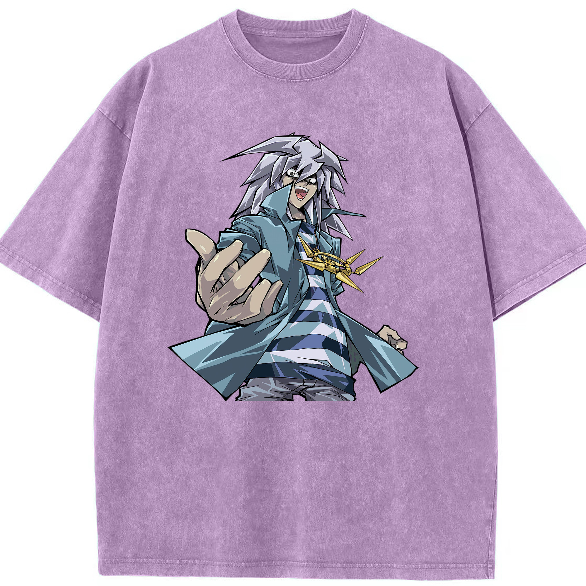 （画像用） 遊☆戯☆王 Yu-Gi-Oh! 綿100% ヴィンテージ風 半袖Tシャツ（フロントプリント）