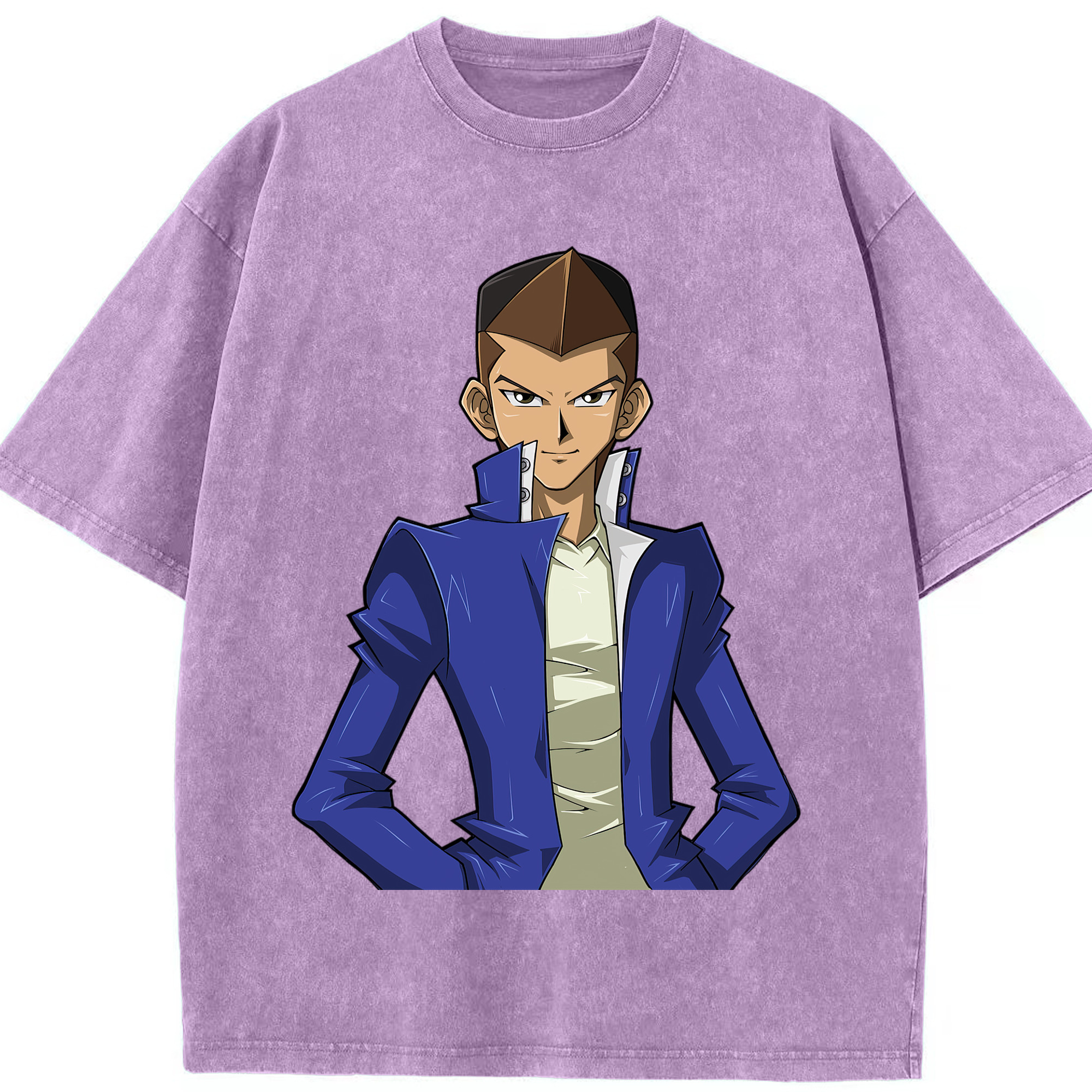 （画像用） 遊☆戯☆王 Yu-Gi-Oh! 綿100% ヴィンテージ風 半袖Tシャツ（フロントプリント）