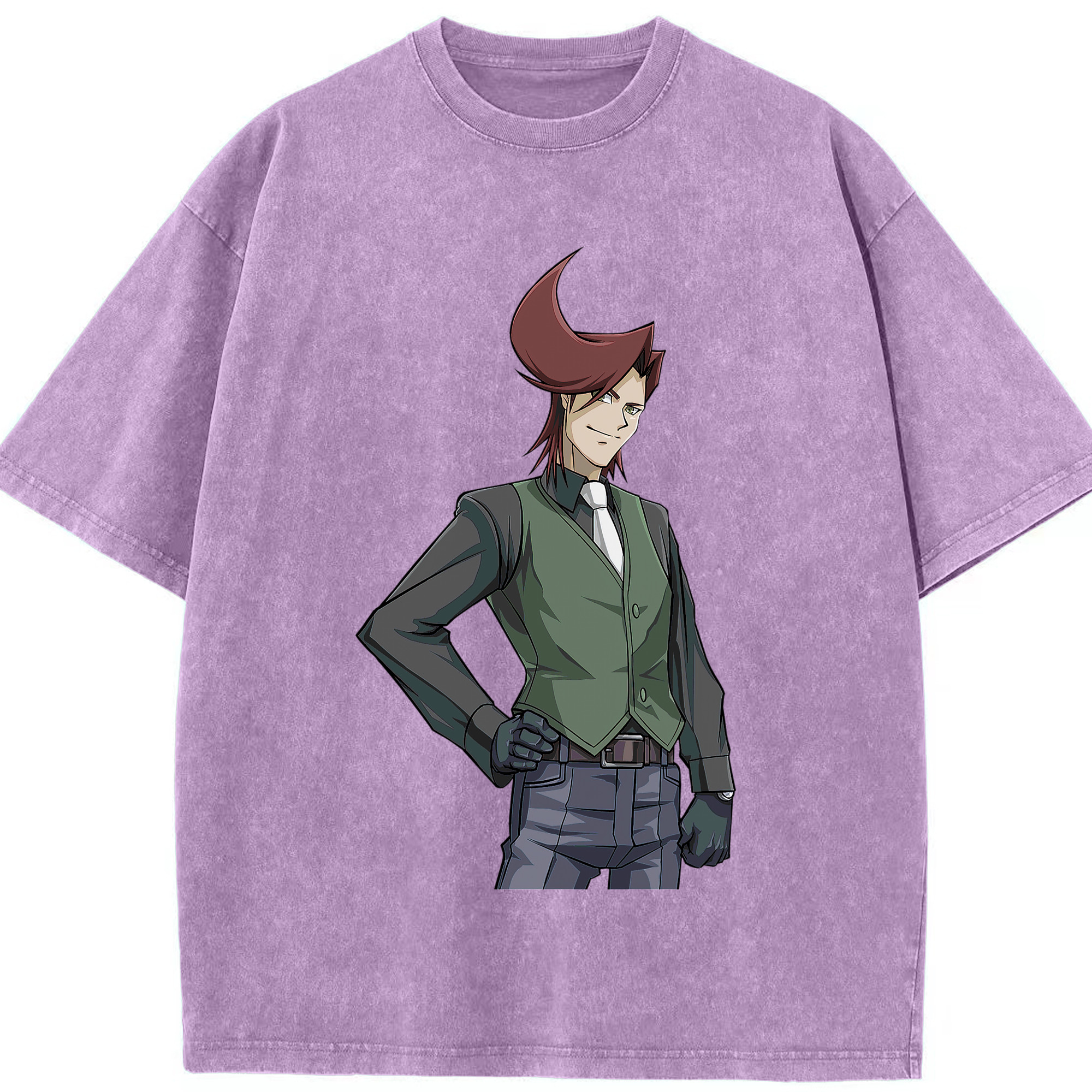 （画像用） 遊☆戯☆王 Yu-Gi-Oh! 綿100% ヴィンテージ風 半袖Tシャツ（フロントプリント）
