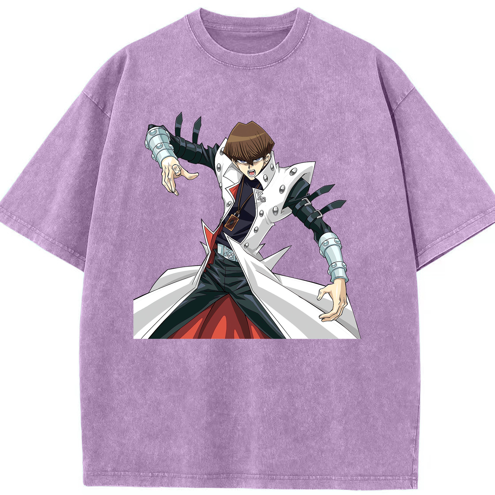 （画像用） 遊☆戯☆王 Yu-Gi-Oh! 綿100% ヴィンテージ風 半袖Tシャツ（フロントプリント）