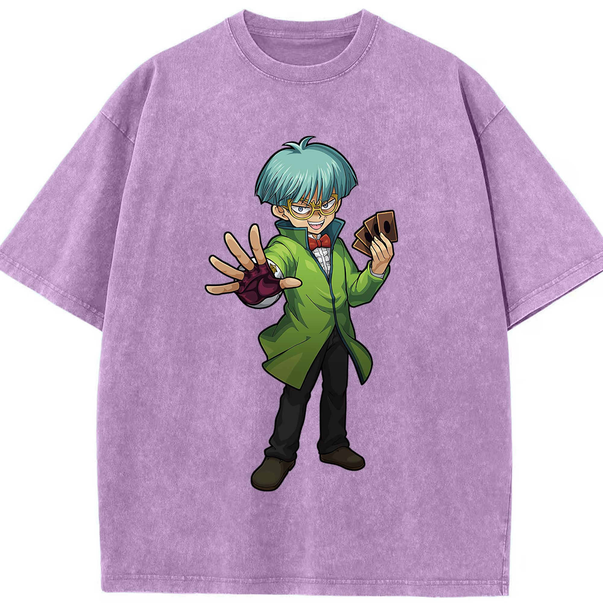 （画像用） 遊☆戯☆王 Yu-Gi-Oh! 綿100% ヴィンテージ風 半袖Tシャツ（フロントプリント）