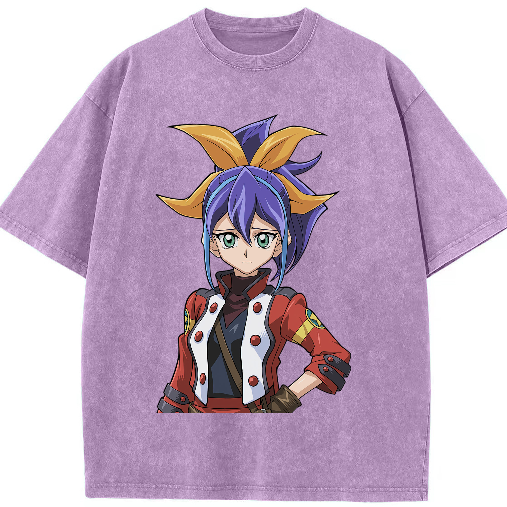 （画像用） 遊☆戯☆王 Yu-Gi-Oh! 綿100% ヴィンテージ風 半袖Tシャツ（フロントプリント）