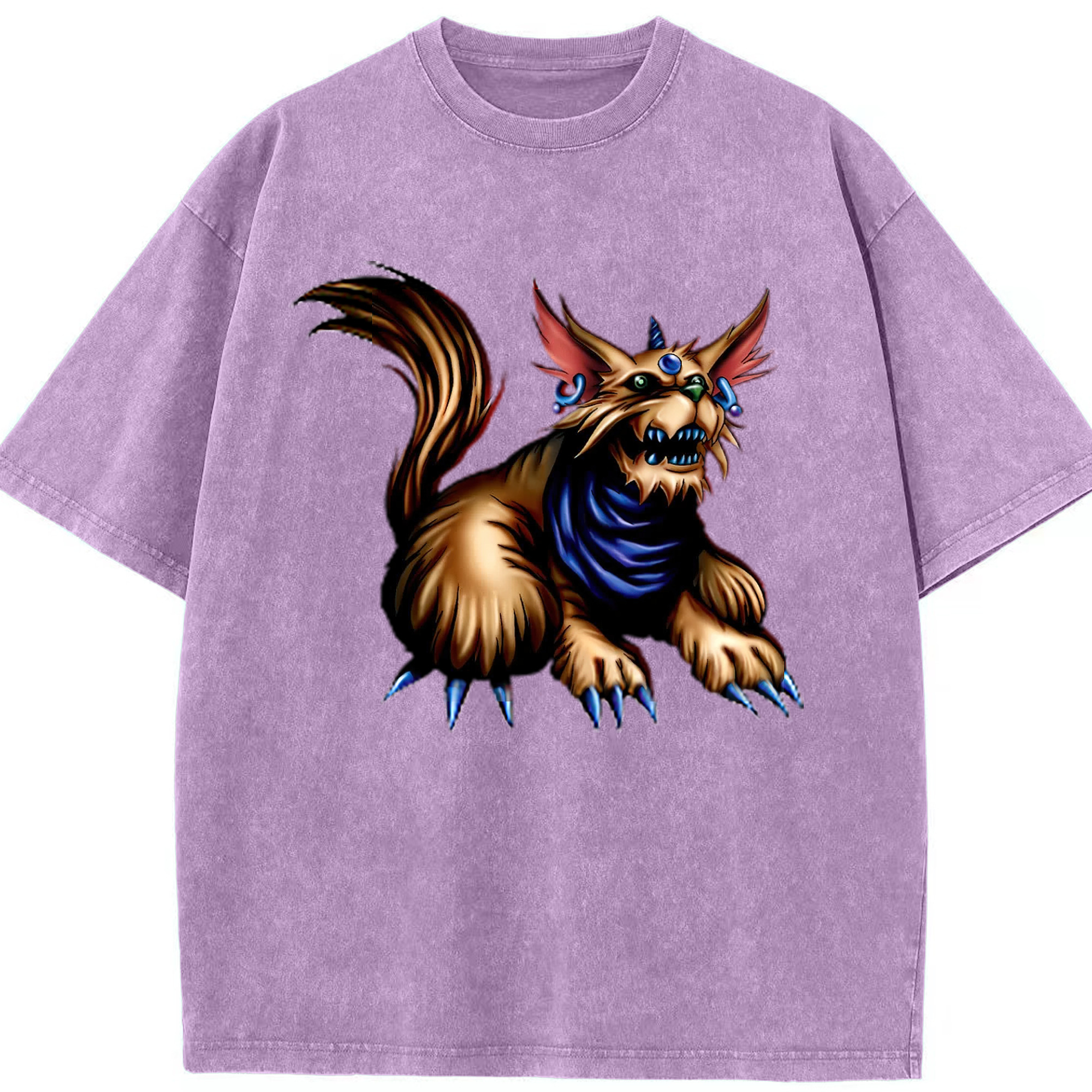 （画像用） 遊☆戯☆王 Yu-Gi-Oh! 綿100% ヴィンテージ風 半袖Tシャツ（フロントプリント）