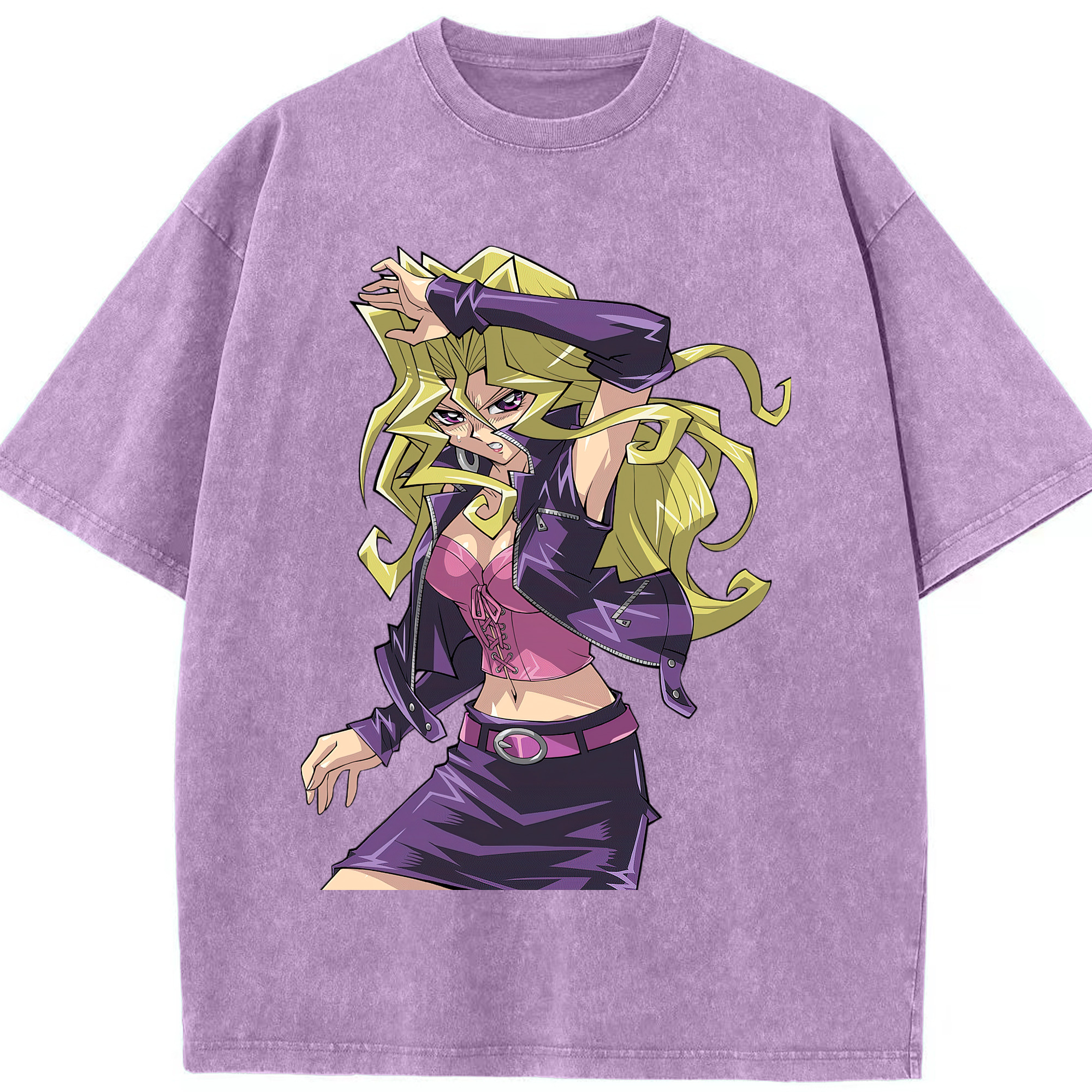 （画像用） 遊☆戯☆王 Yu-Gi-Oh! 綿100% ヴィンテージ風 半袖Tシャツ（フロントプリント）