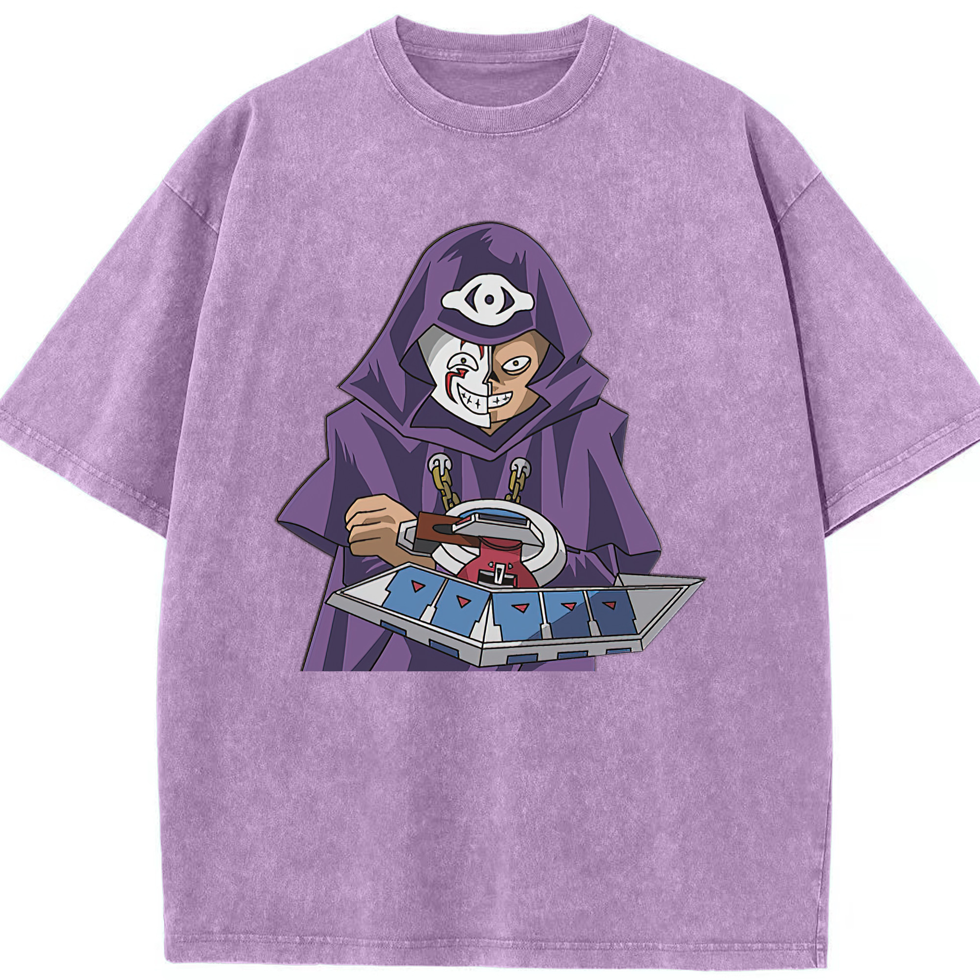 （画像用） 遊☆戯☆王 Yu-Gi-Oh! 綿100% ヴィンテージ風 半袖Tシャツ（フロントプリント）