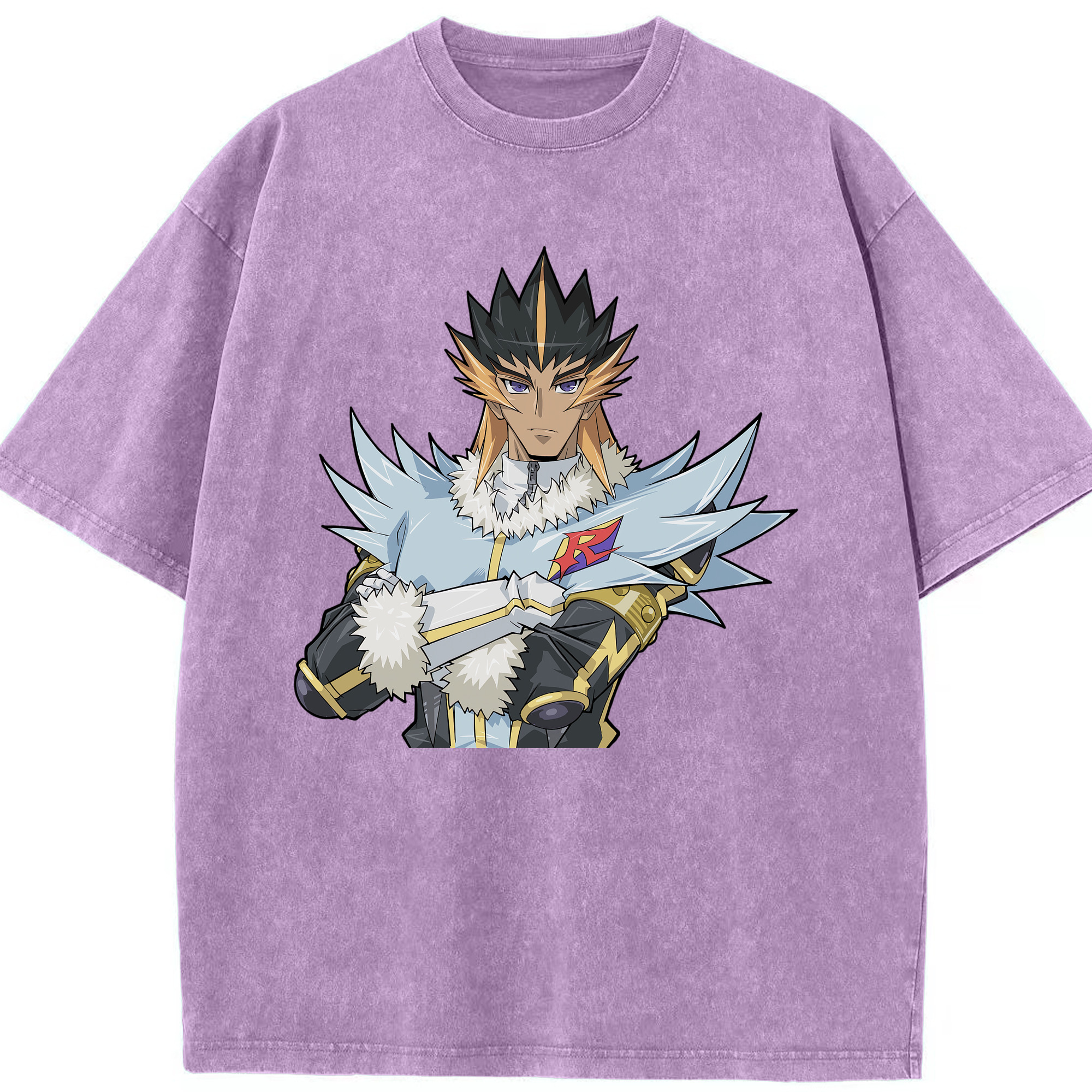 （画像用） 遊☆戯☆王 Yu-Gi-Oh! 綿100% ヴィンテージ風 半袖Tシャツ（フロントプリント）