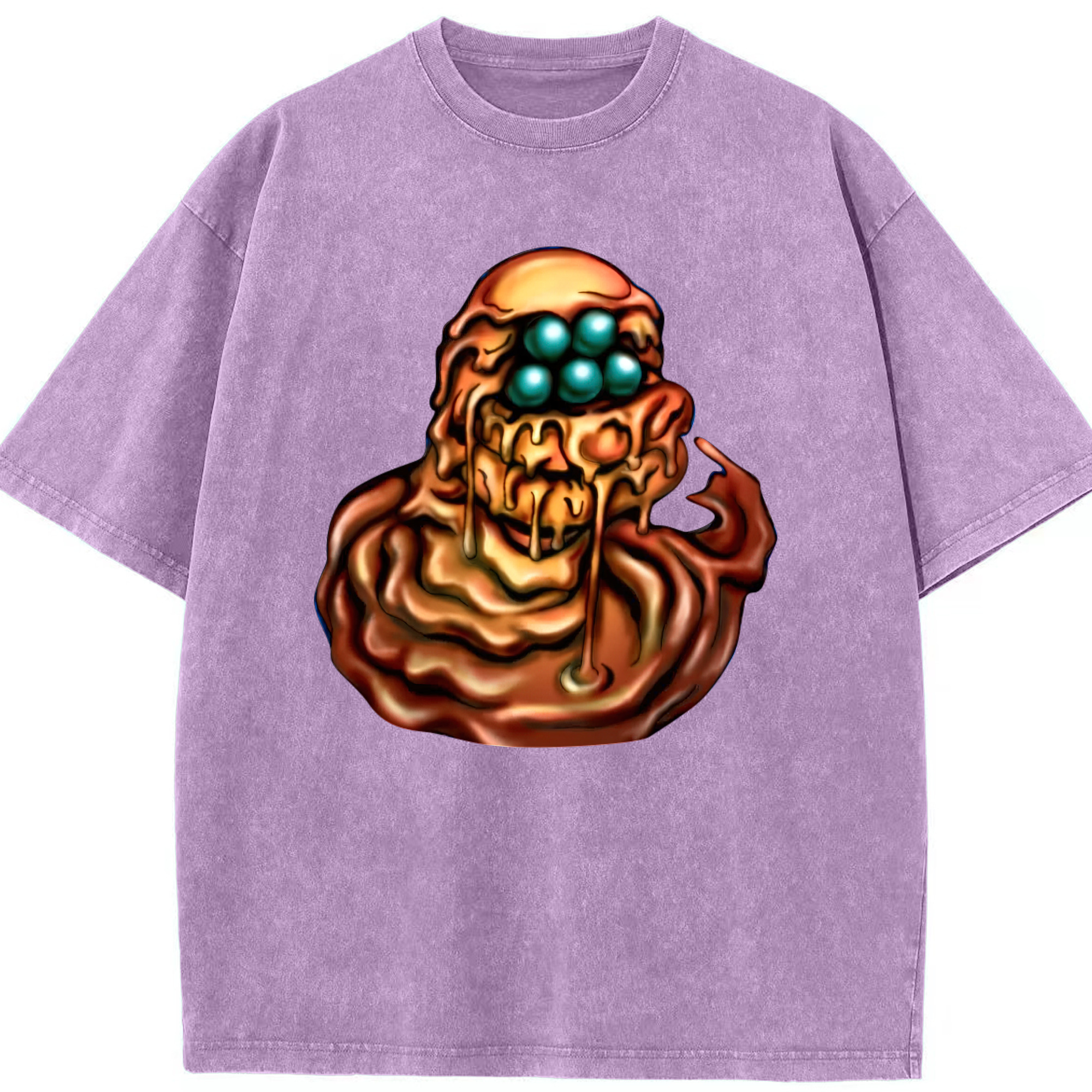 （画像用） 遊☆戯☆王 Yu-Gi-Oh! 綿100% ヴィンテージ風 半袖Tシャツ（フロントプリント）