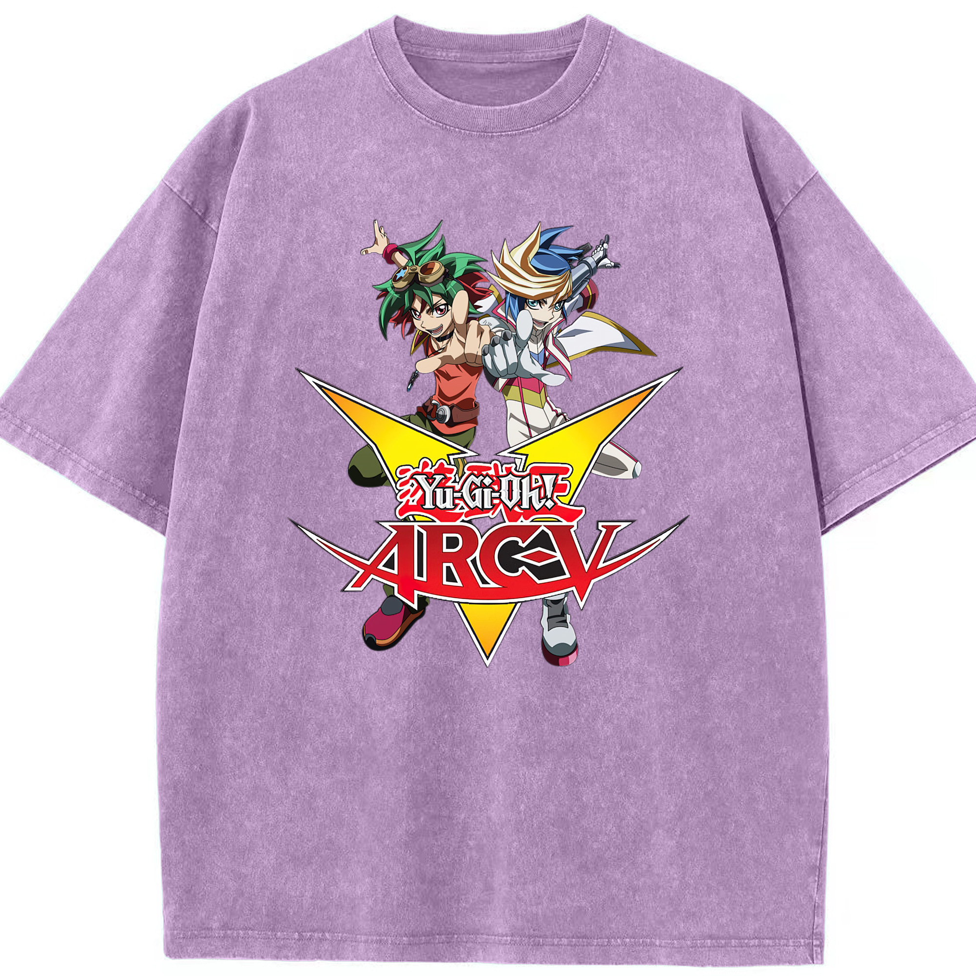 （画像用） 遊☆戯☆王 Yu-Gi-Oh! 綿100% ヴィンテージ風 半袖Tシャツ（フロントプリント）