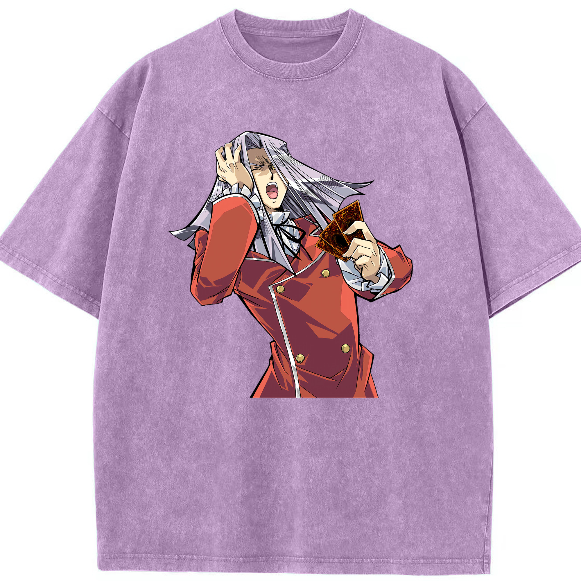 （画像用） 遊☆戯☆王 Yu-Gi-Oh! 綿100% ヴィンテージ風 半袖Tシャツ（フロントプリント）