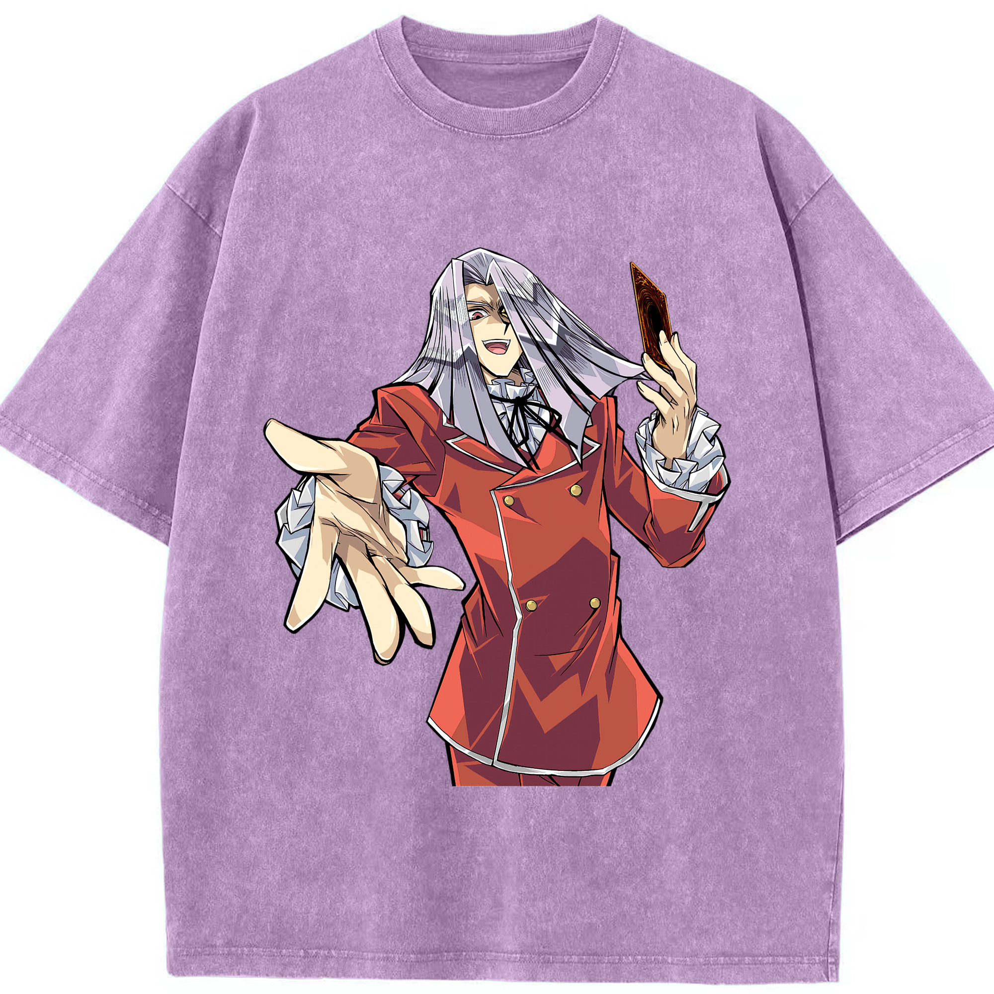 （画像用） 遊☆戯☆王 Yu-Gi-Oh! 綿100% ヴィンテージ風 半袖Tシャツ（フロントプリント）