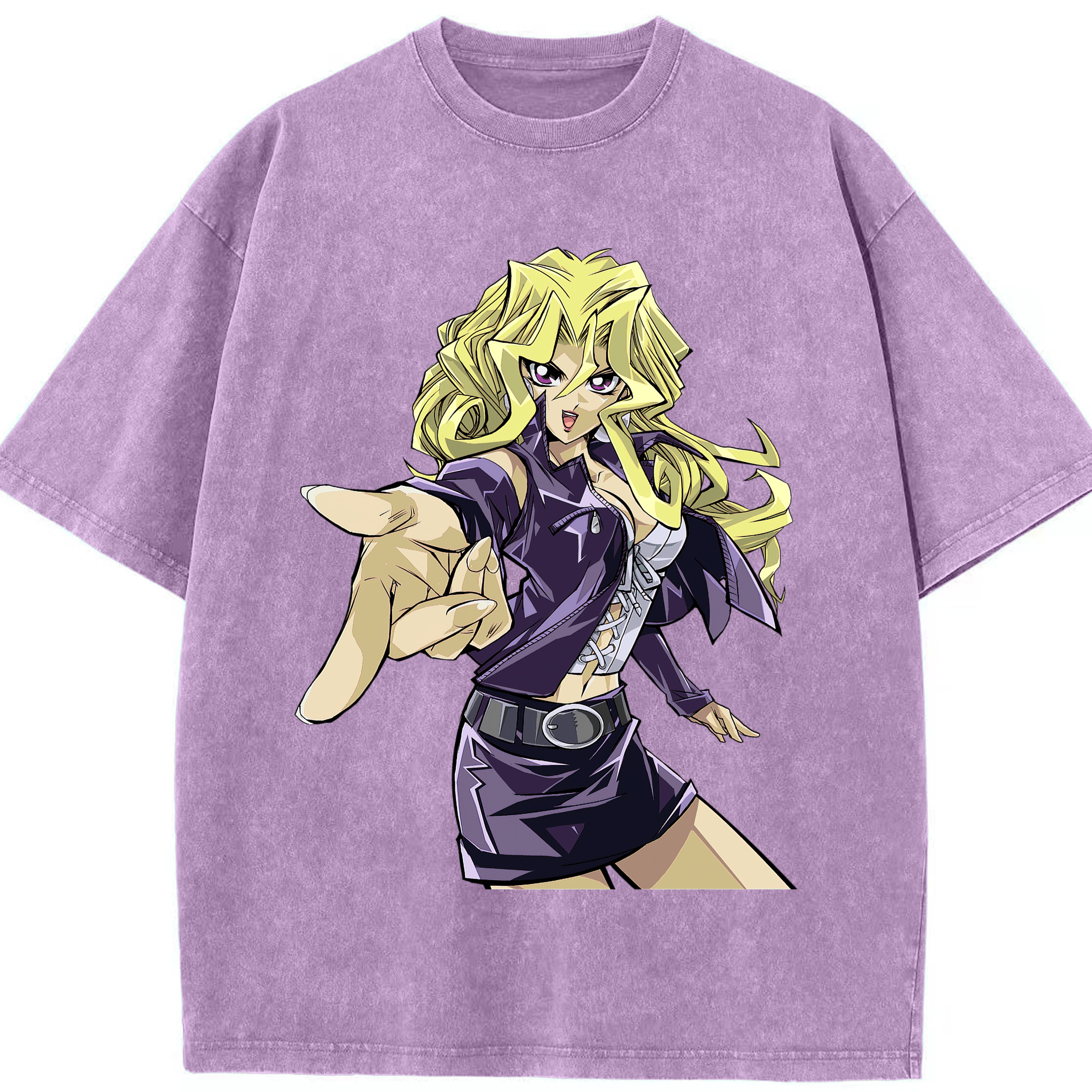 （画像用） 遊☆戯☆王 Yu-Gi-Oh! 綿100% ヴィンテージ風 半袖Tシャツ（フロントプリント）