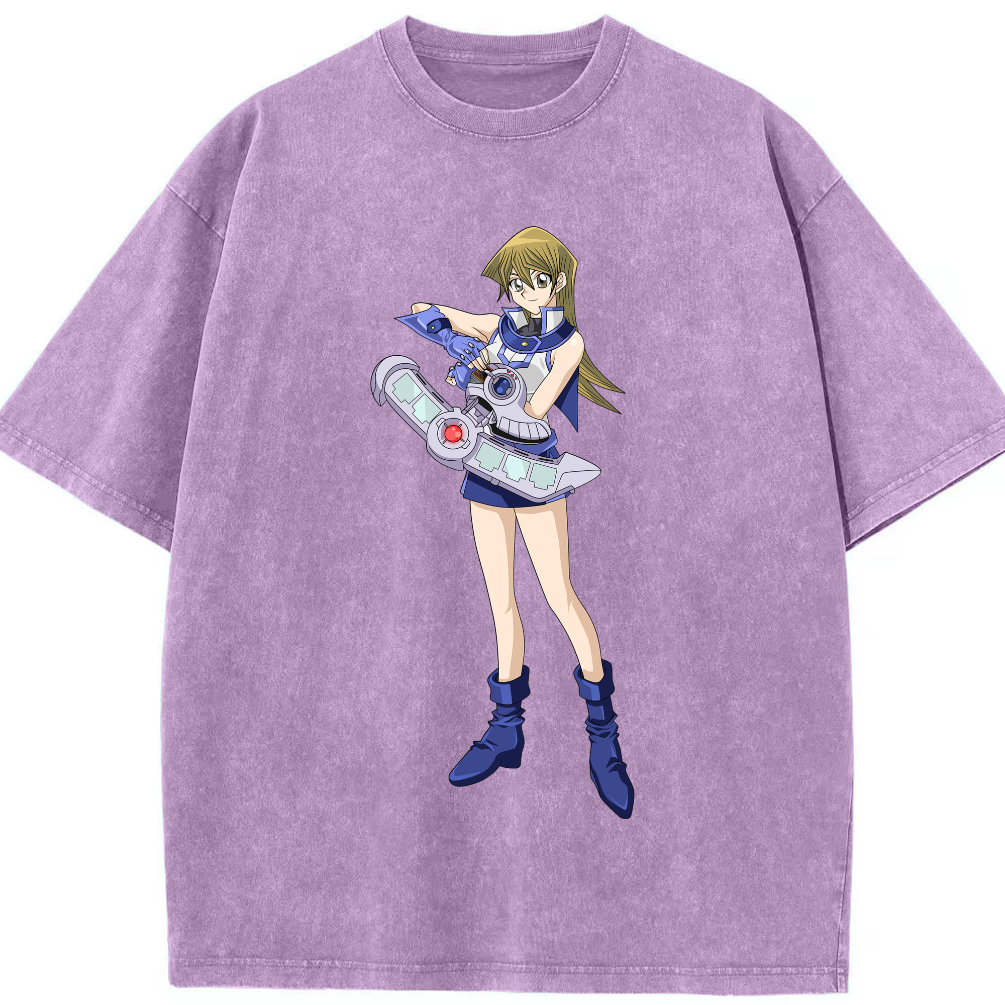 （画像用） 遊☆戯☆王 Yu-Gi-Oh! 綿100% ヴィンテージ風 半袖Tシャツ（フロントプリント）