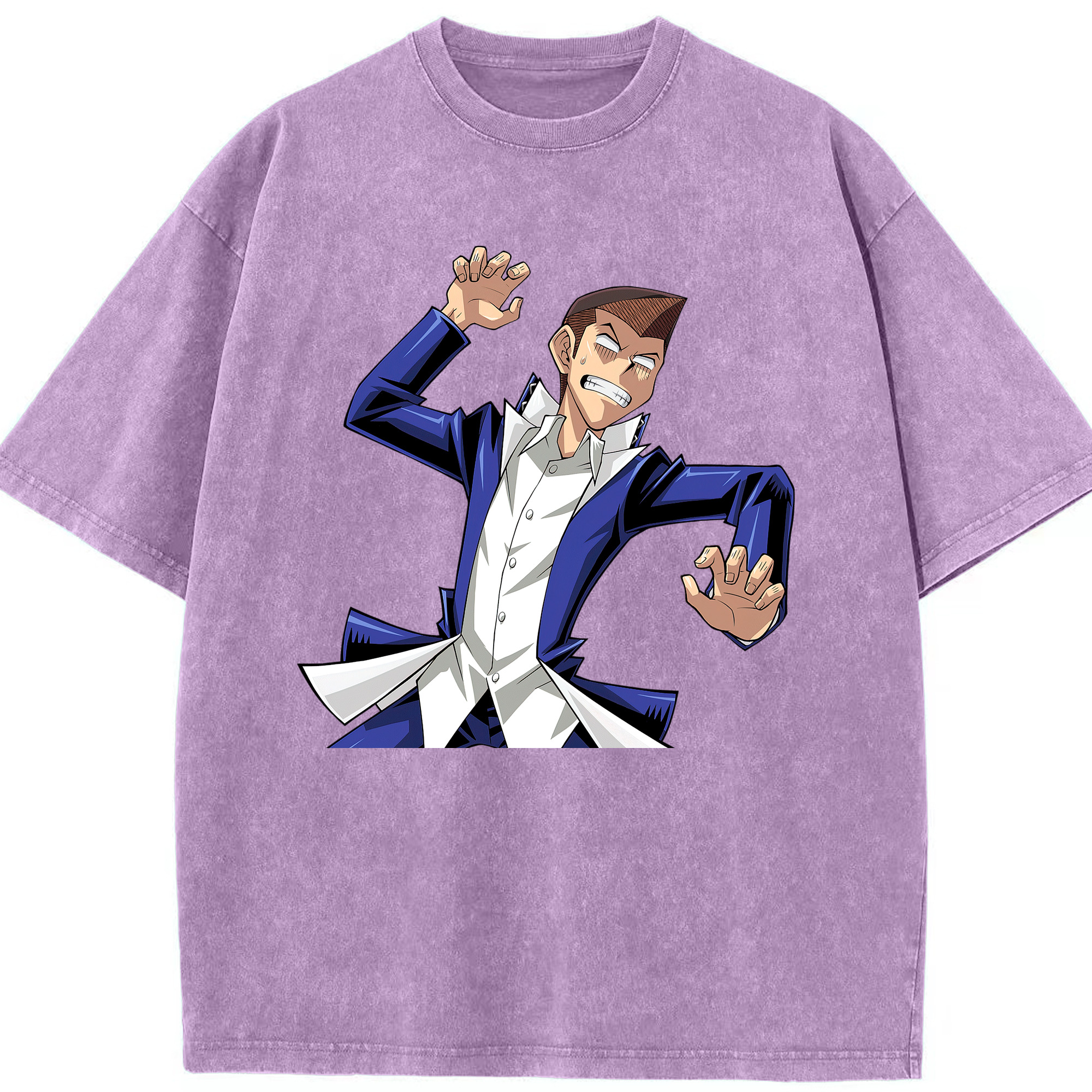 （画像用） 遊☆戯☆王 Yu-Gi-Oh! 綿100% ヴィンテージ風 半袖Tシャツ（フロントプリント）