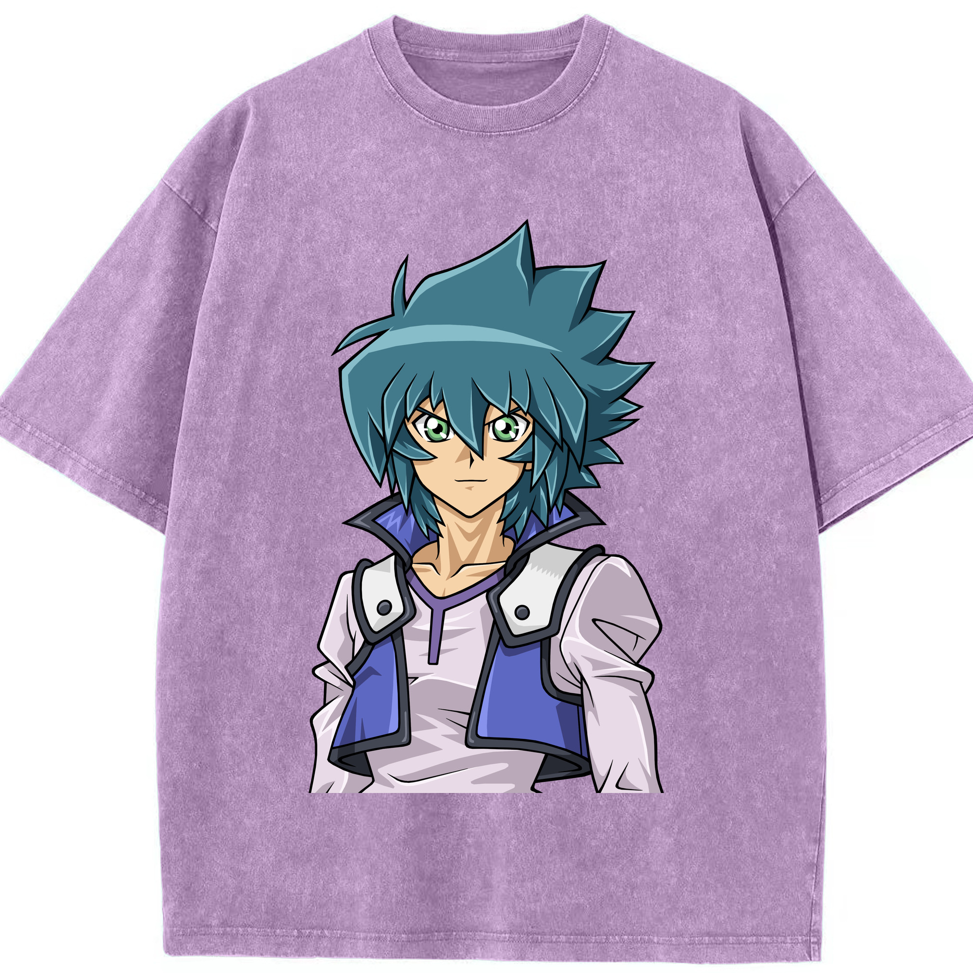 （画像用） 遊☆戯☆王 Yu-Gi-Oh! 綿100% ヴィンテージ風 半袖Tシャツ（フロントプリント）