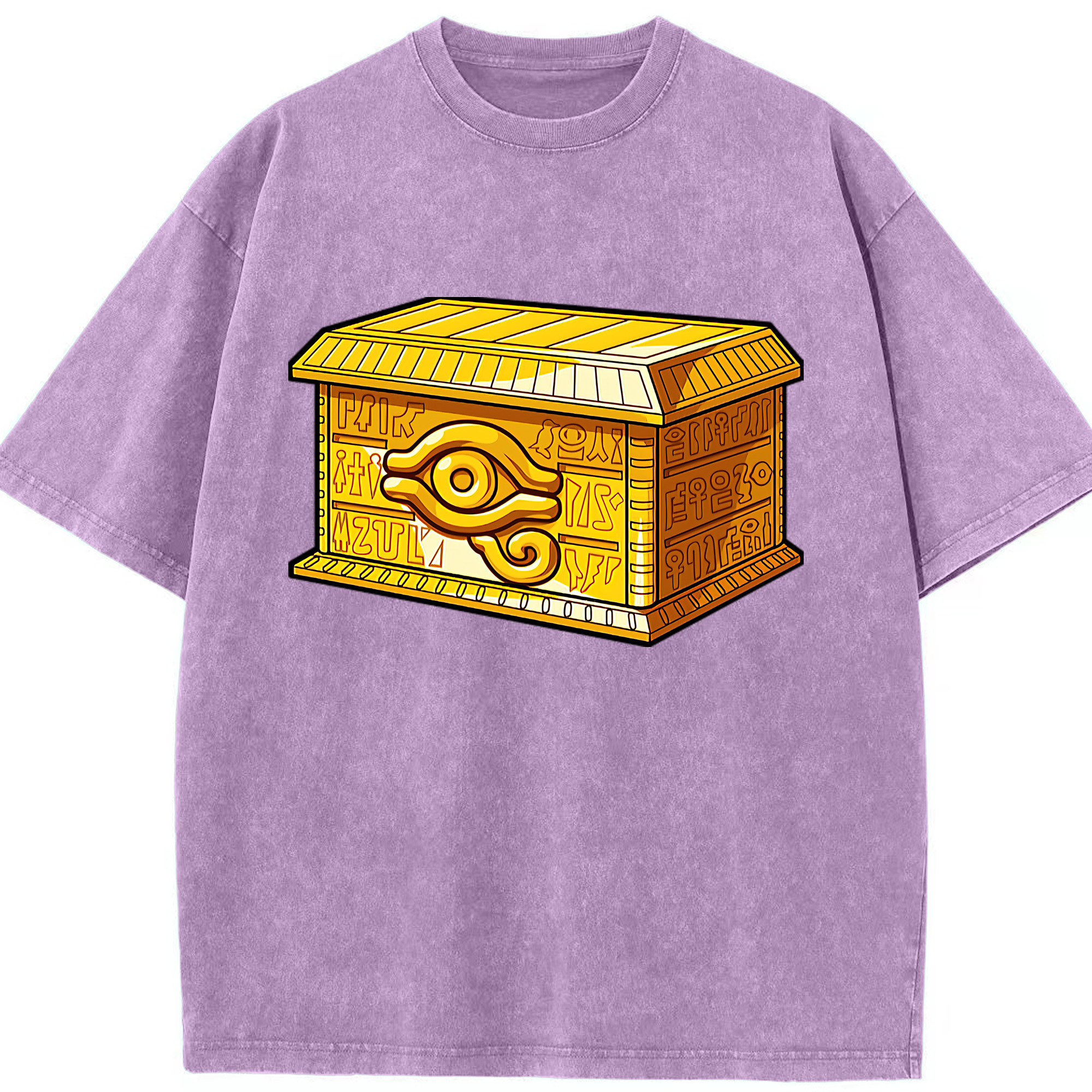 （画像用） 遊☆戯☆王 Yu-Gi-Oh! 綿100% ヴィンテージ風 半袖Tシャツ（フロントプリント）