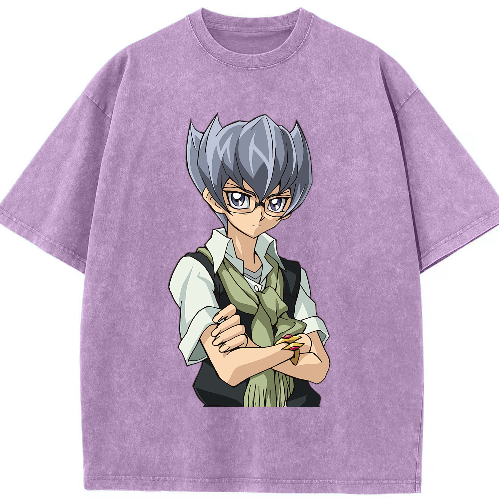 （画像用） 遊☆戯☆王 Yu-Gi-Oh! 綿100% ヴィンテージ風 半袖Tシャツ（フロントプリント）