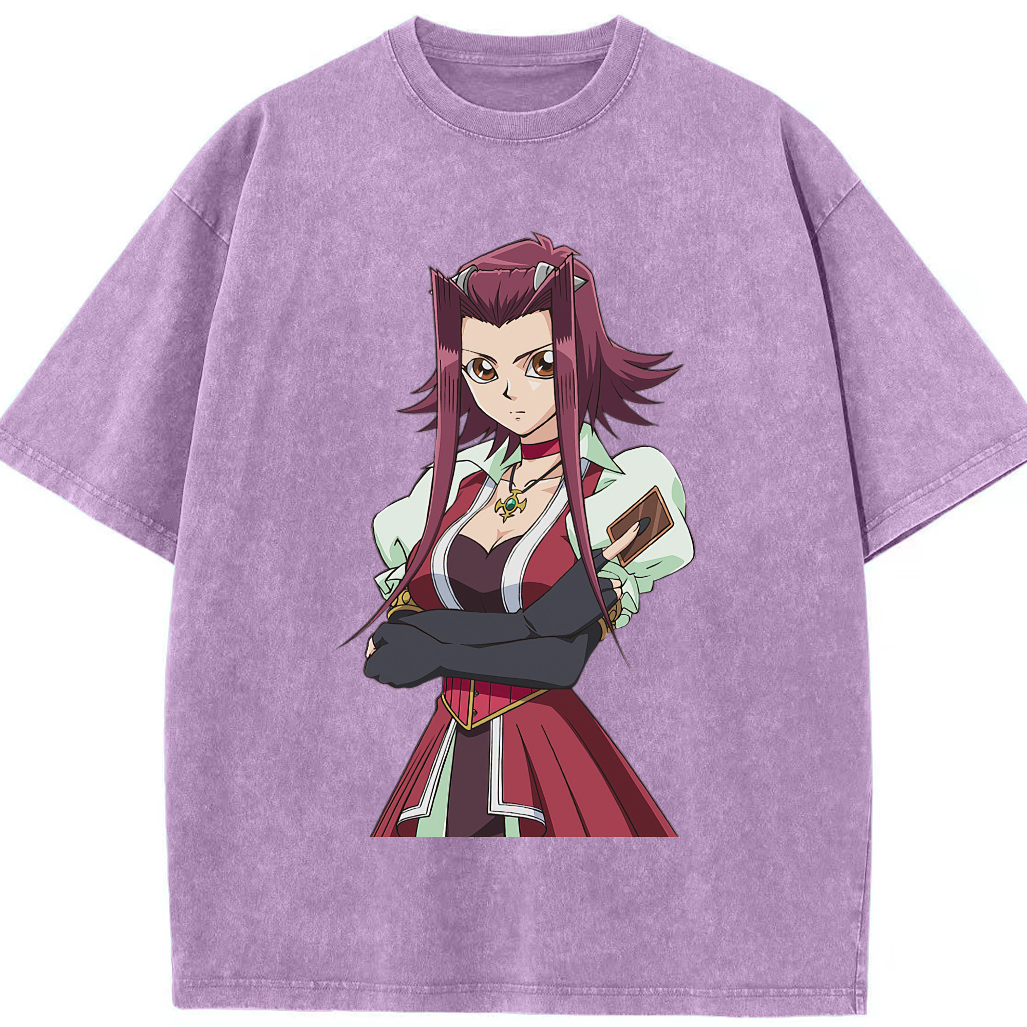 （画像用） 遊☆戯☆王 Yu-Gi-Oh! 綿100% ヴィンテージ風 半袖Tシャツ（フロントプリント）