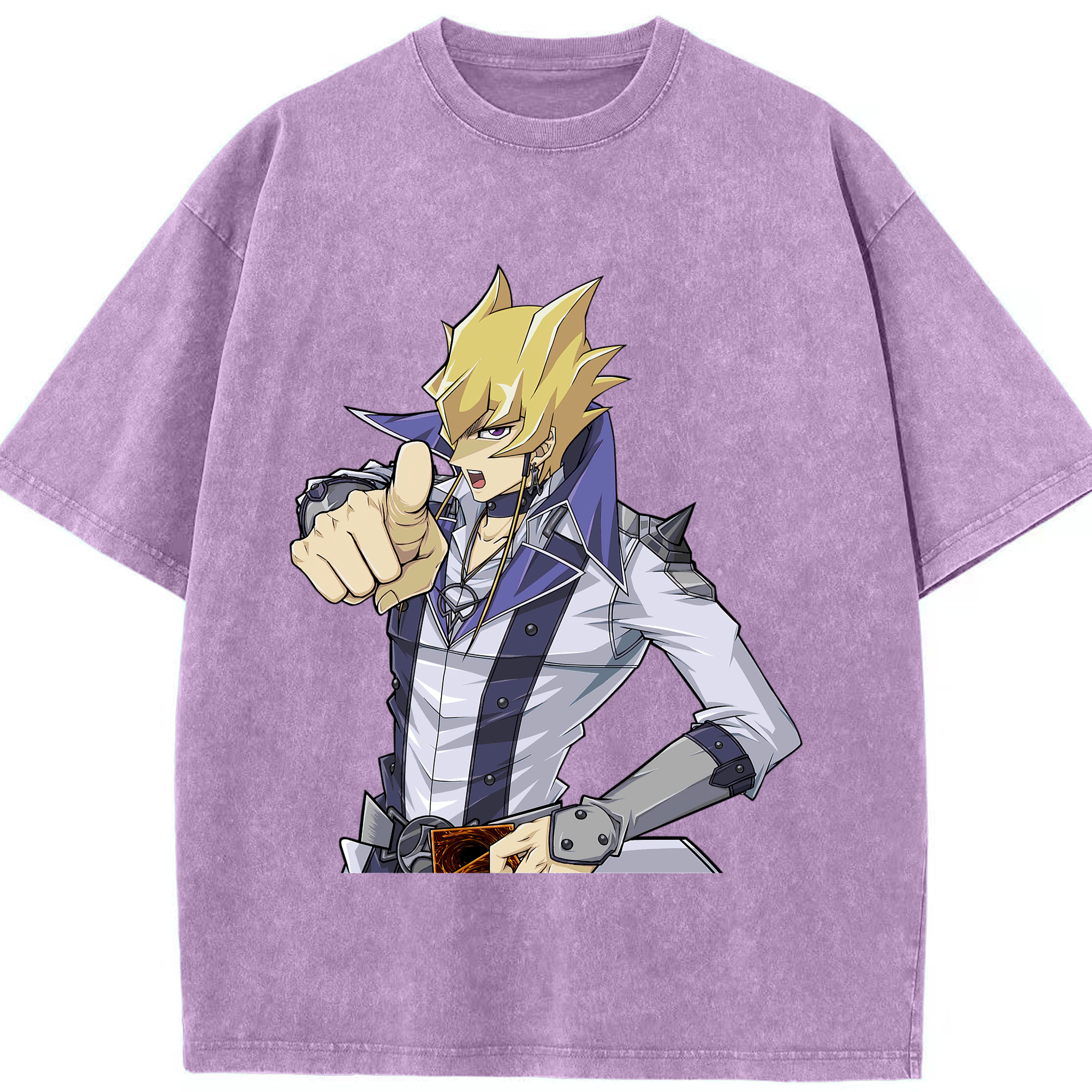 （画像用） 遊☆戯☆王 Yu-Gi-Oh! 綿100% ヴィンテージ風 半袖Tシャツ（フロントプリント）