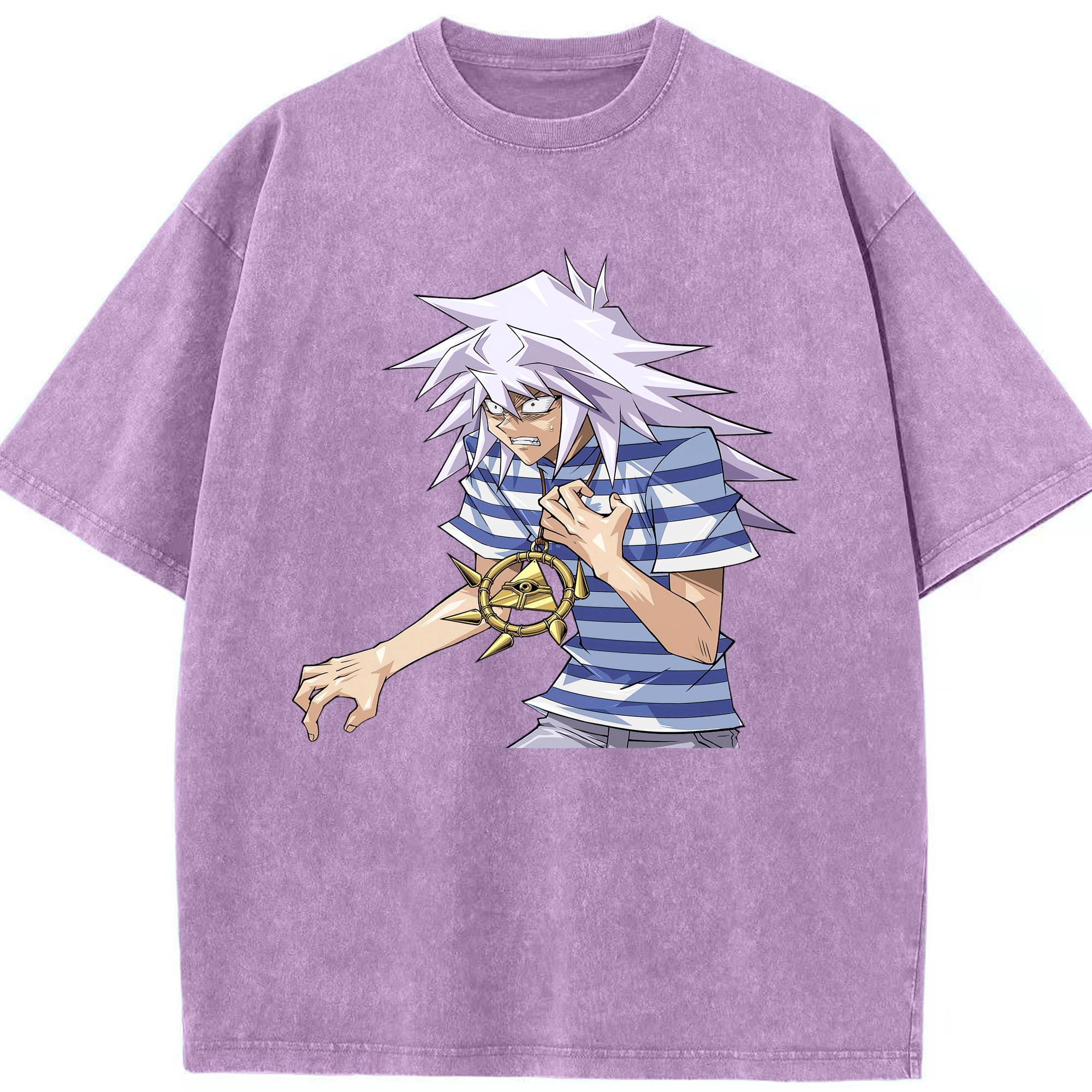 （画像用） 遊☆戯☆王 Yu-Gi-Oh! 綿100% ヴィンテージ風 半袖Tシャツ（フロントプリント）