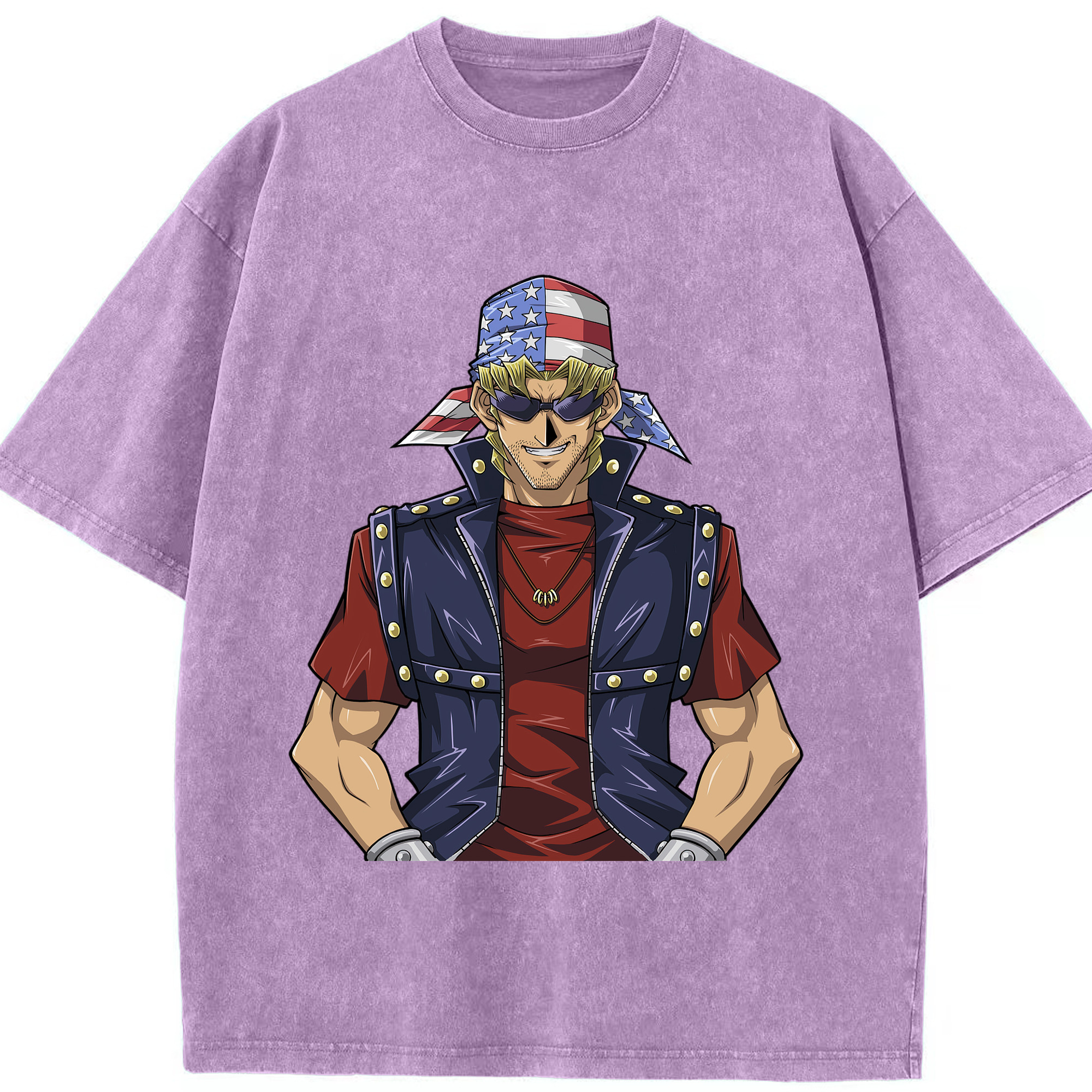 （画像用） 遊☆戯☆王 Yu-Gi-Oh! 綿100% ヴィンテージ風 半袖Tシャツ（フロントプリント）