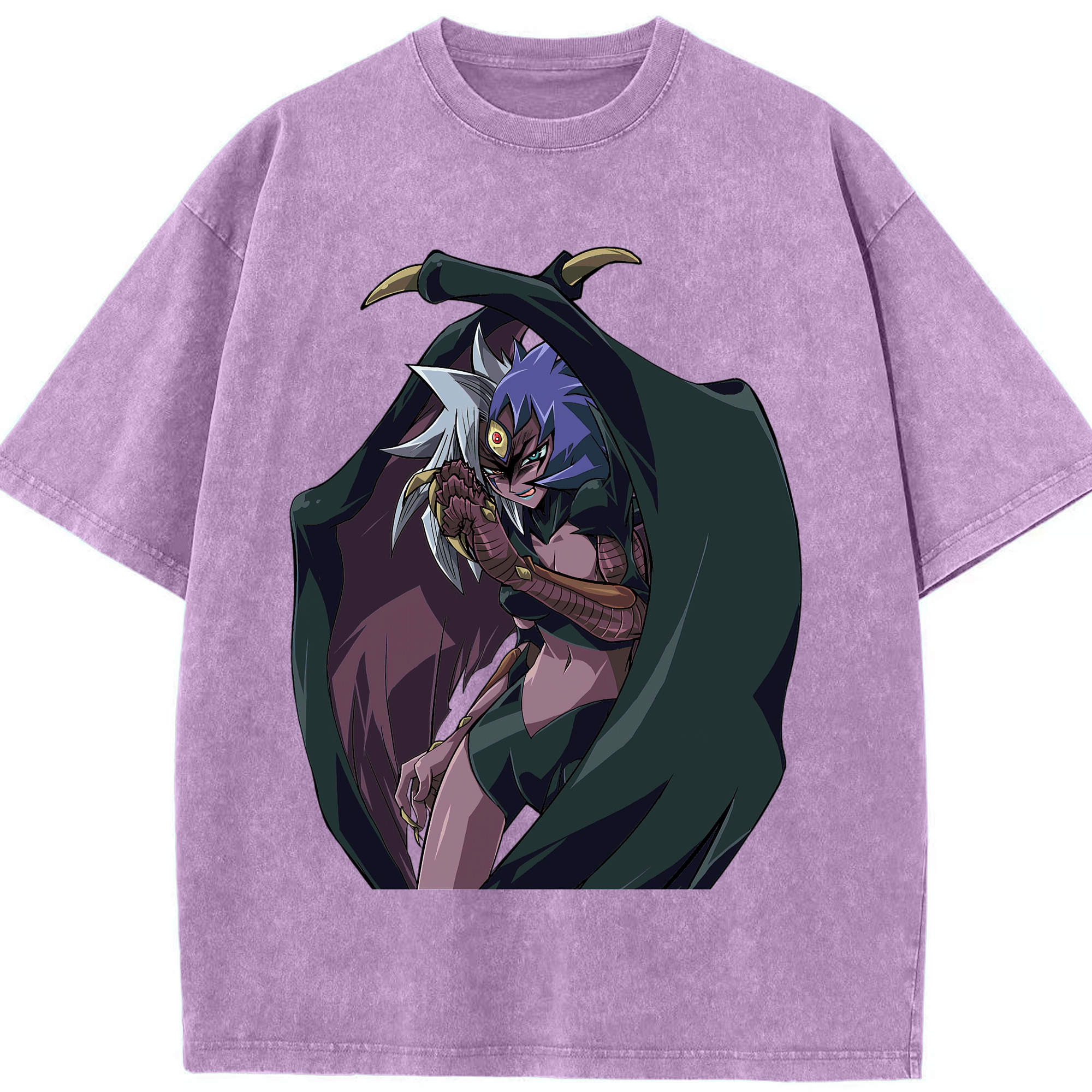 （画像用） 遊☆戯☆王 Yu-Gi-Oh! 綿100% ヴィンテージ風 半袖Tシャツ（フロントプリント）