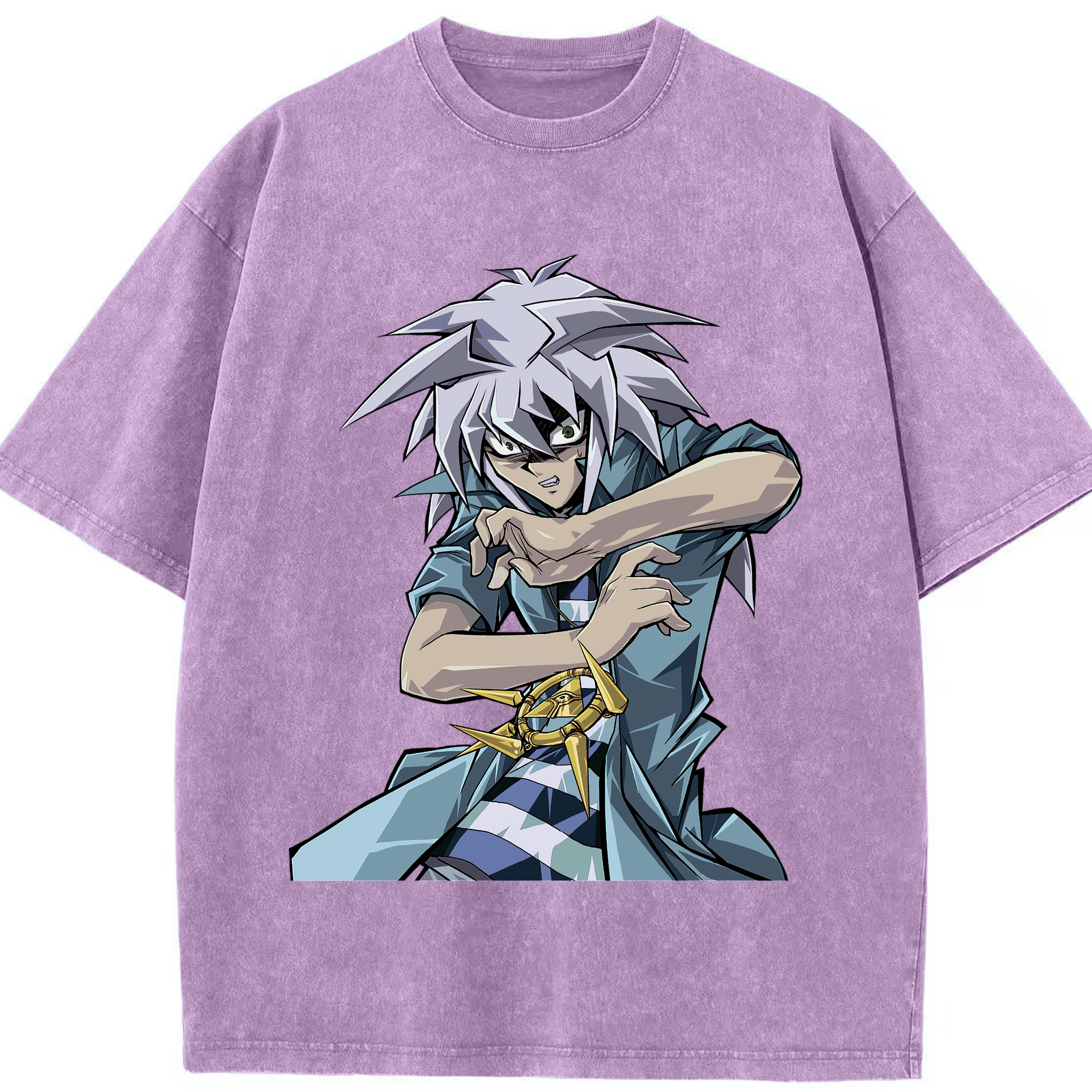 （画像用） 遊☆戯☆王 Yu-Gi-Oh! 綿100% ヴィンテージ風 半袖Tシャツ（フロントプリント）