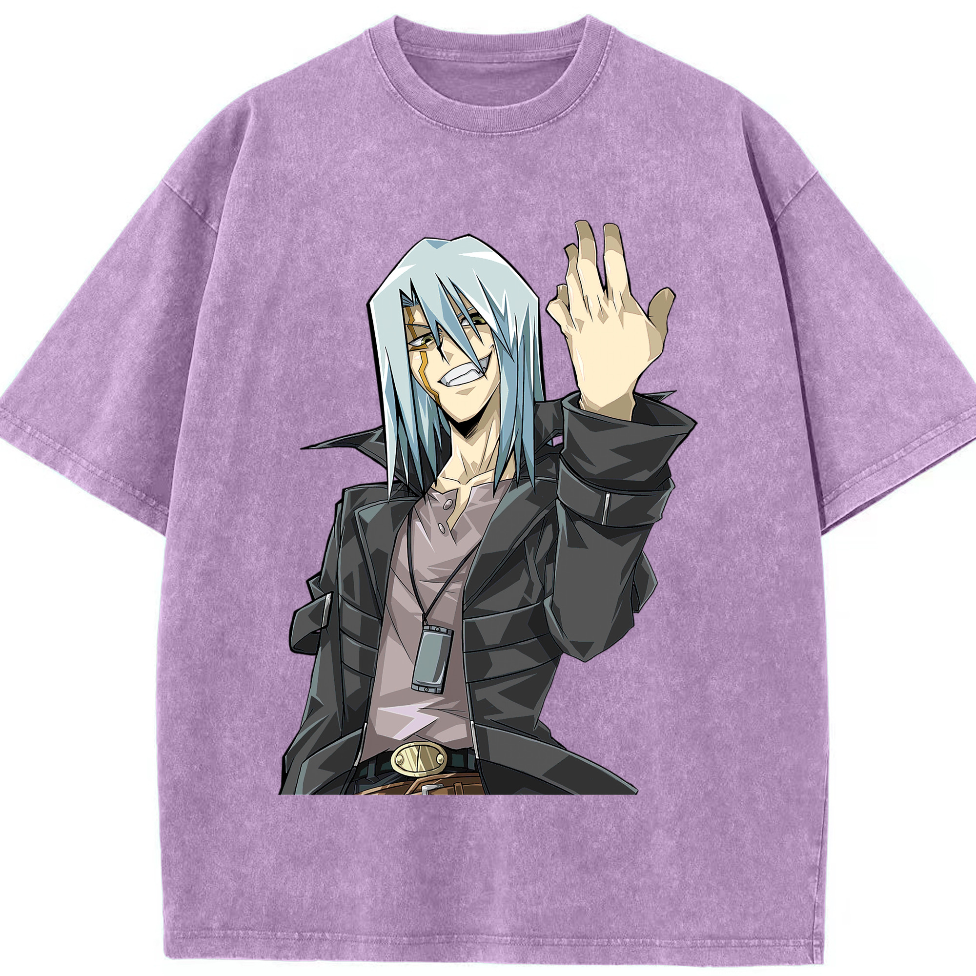 （画像用） 遊☆戯☆王 Yu-Gi-Oh! 綿100% ヴィンテージ風 半袖Tシャツ（フロントプリント）