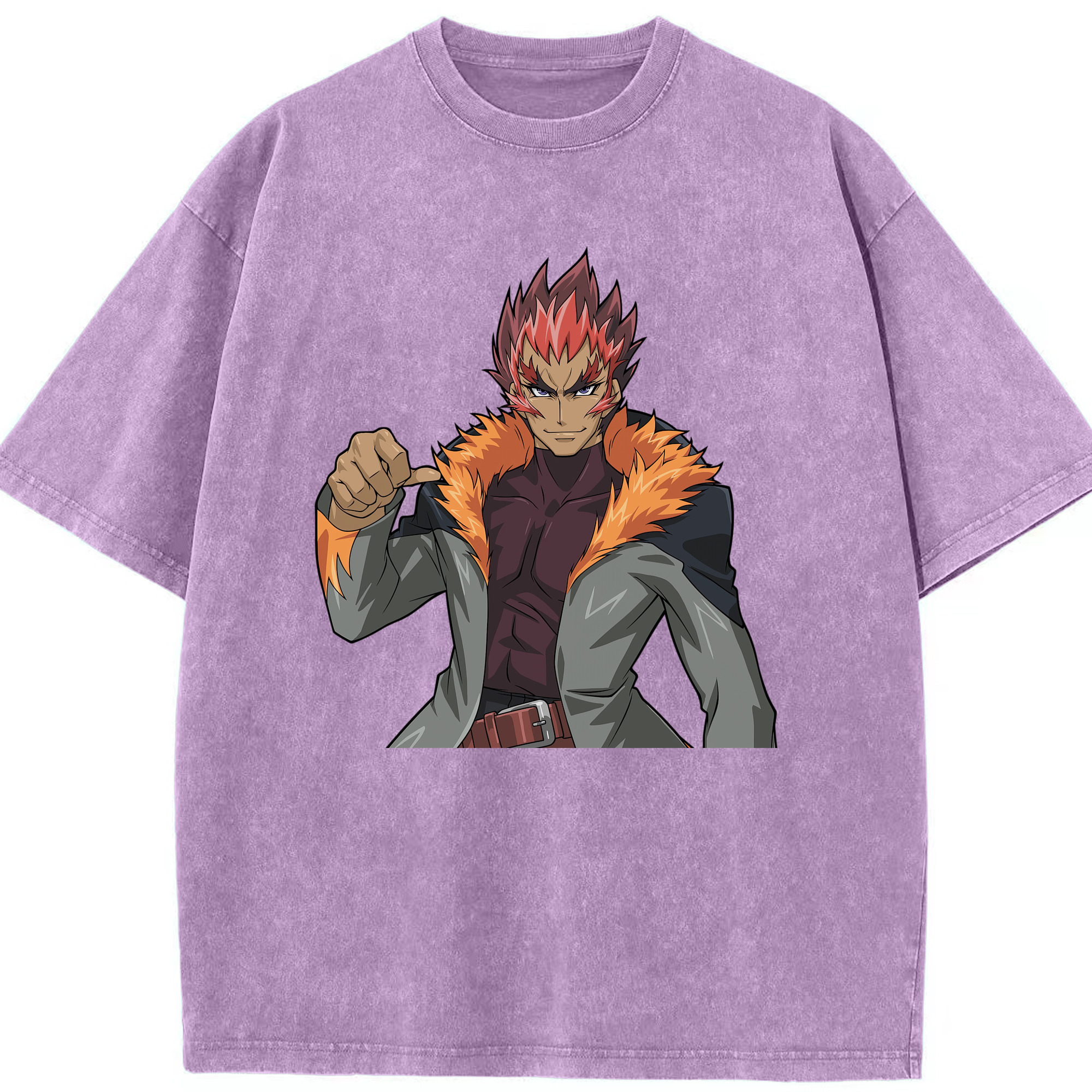 （画像用） 遊☆戯☆王 Yu-Gi-Oh! 綿100% ヴィンテージ風 半袖Tシャツ（フロントプリント）