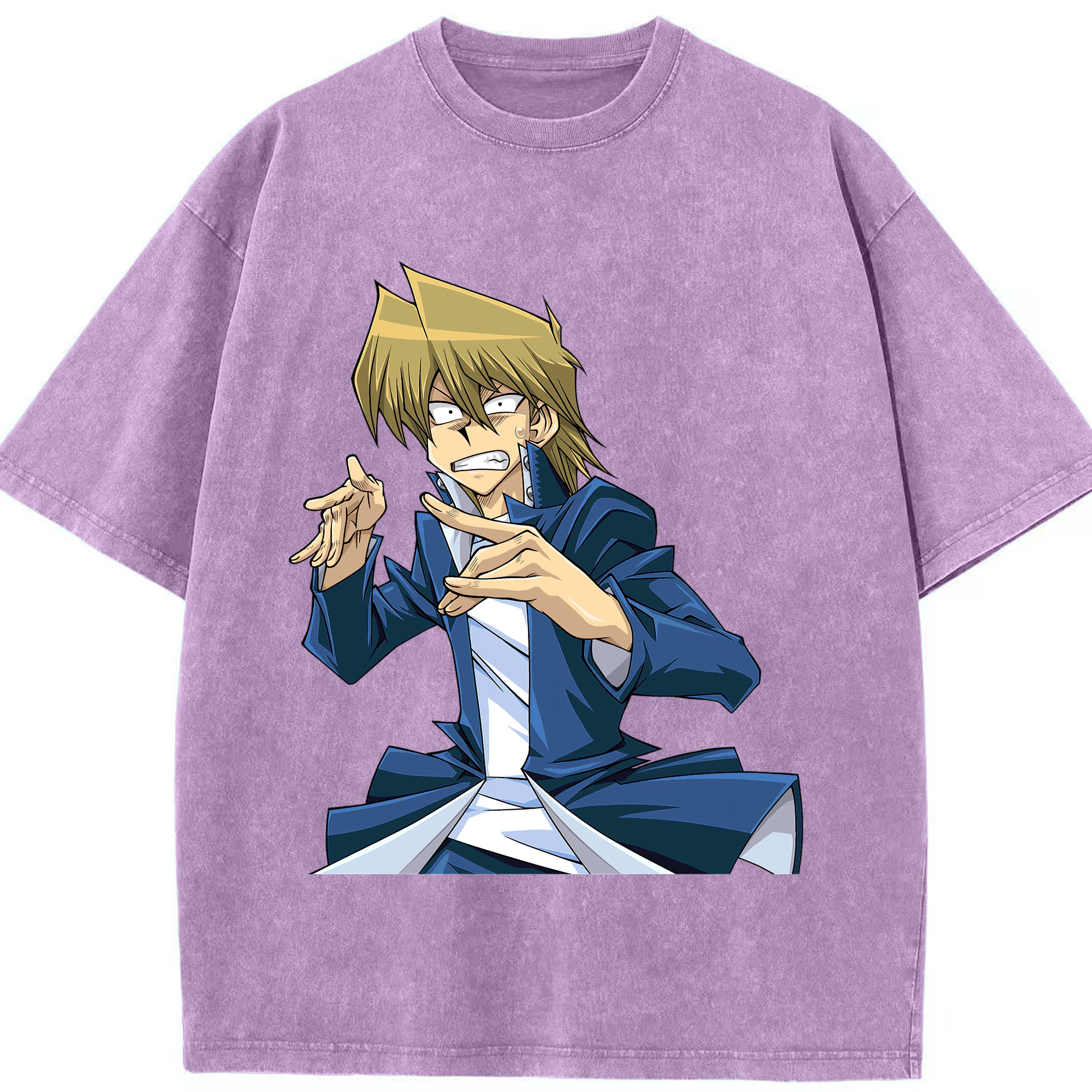 （画像用） 遊☆戯☆王 Yu-Gi-Oh! 綿100% ヴィンテージ風 半袖Tシャツ（フロントプリント）