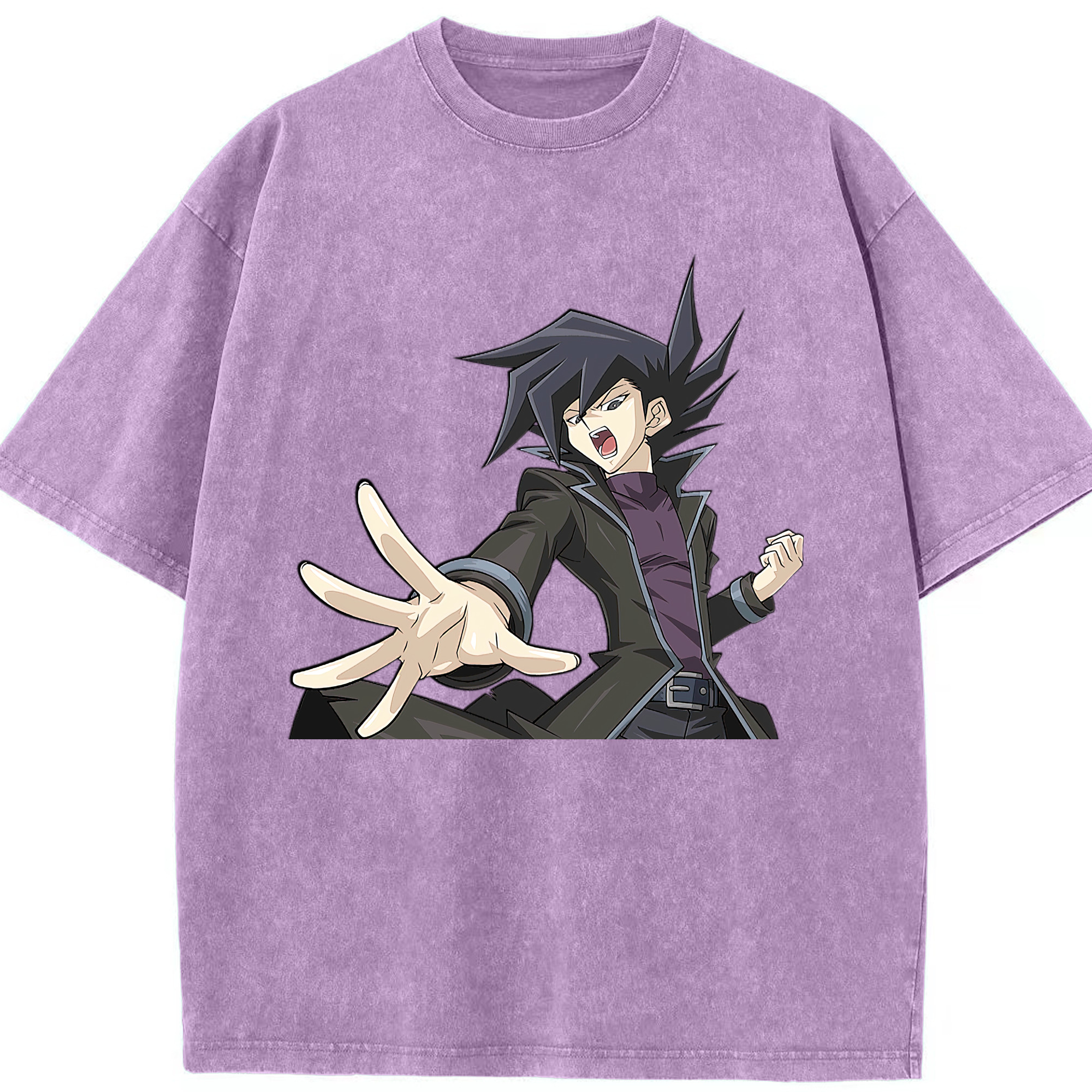 （画像用） 遊☆戯☆王 Yu-Gi-Oh! 綿100% ヴィンテージ風 半袖Tシャツ（フロントプリント）