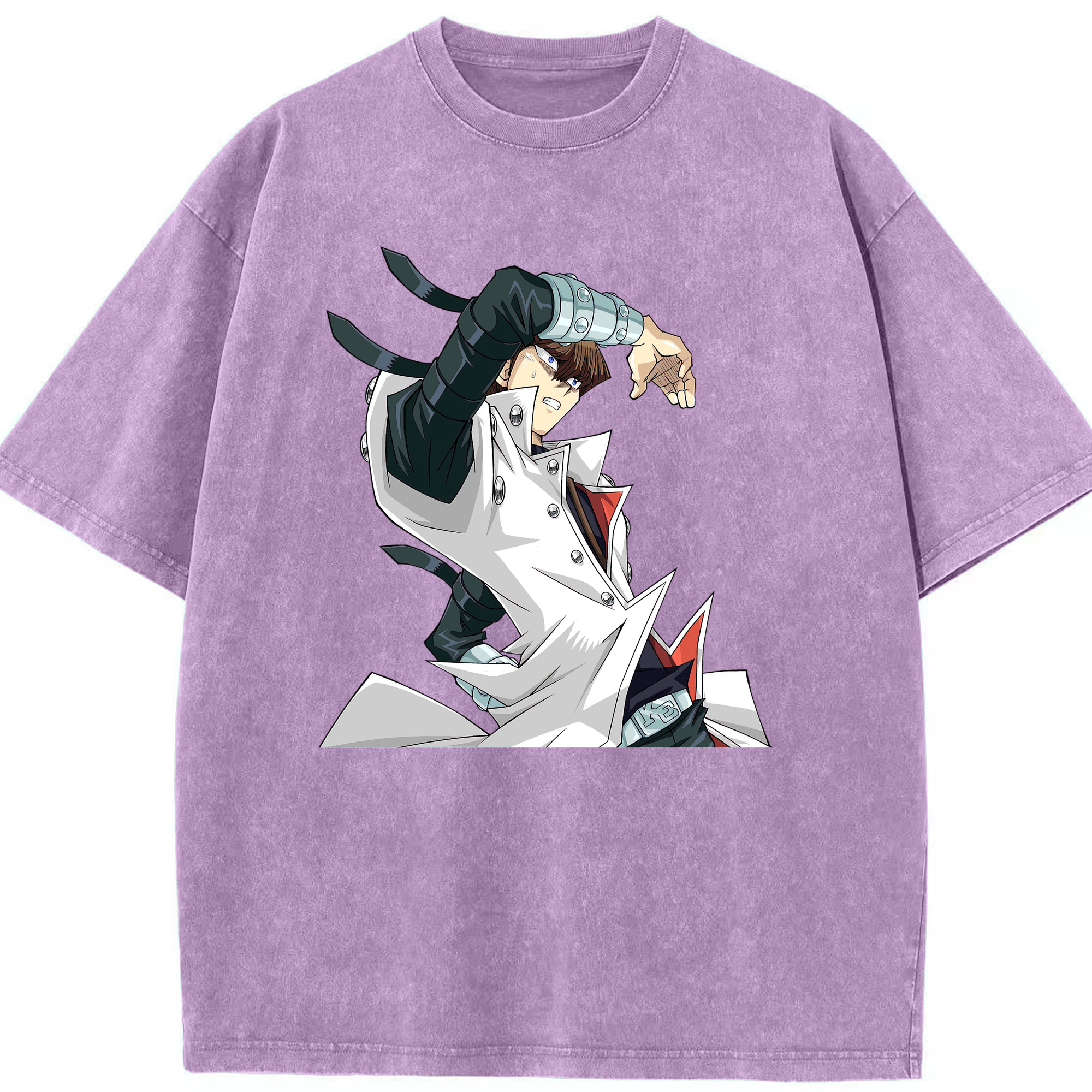 （画像用） 遊☆戯☆王 Yu-Gi-Oh! 綿100% ヴィンテージ風 半袖Tシャツ（フロントプリント）