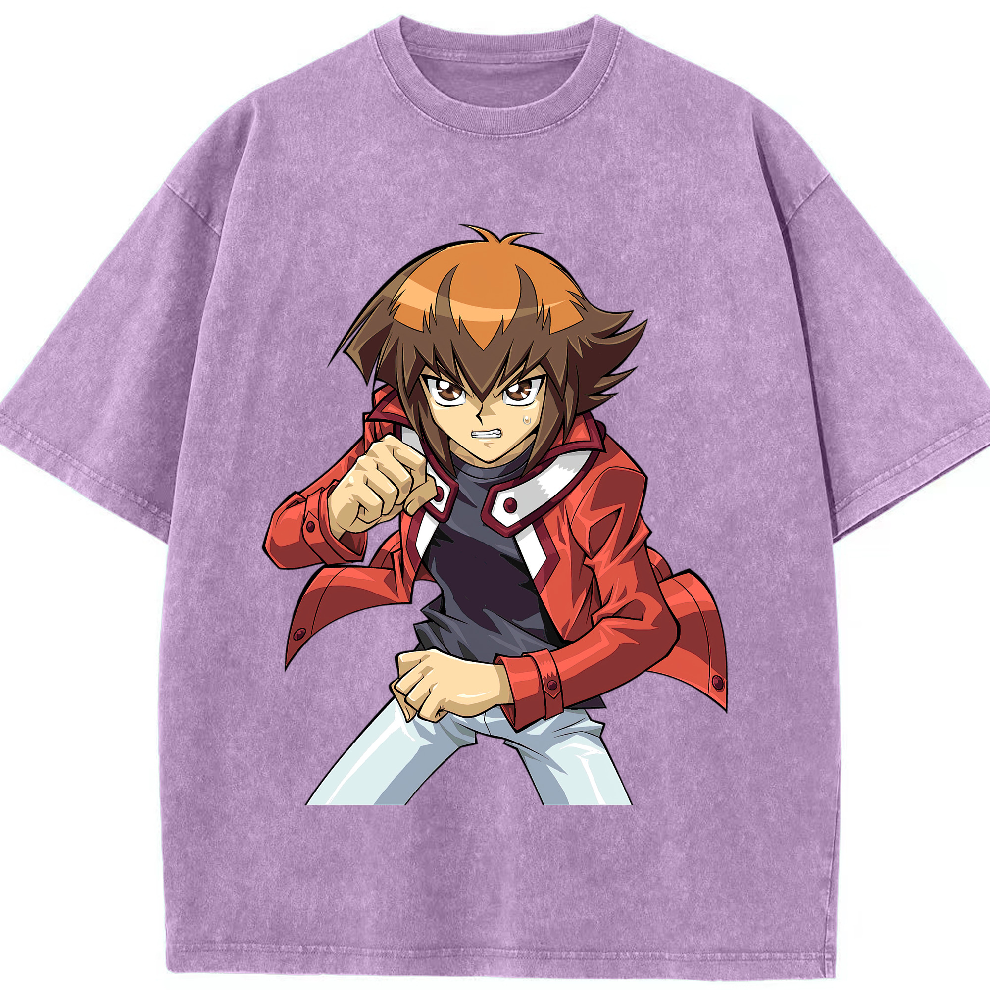 （画像用） 遊☆戯☆王 Yu-Gi-Oh! 綿100% ヴィンテージ風 半袖Tシャツ（フロントプリント）