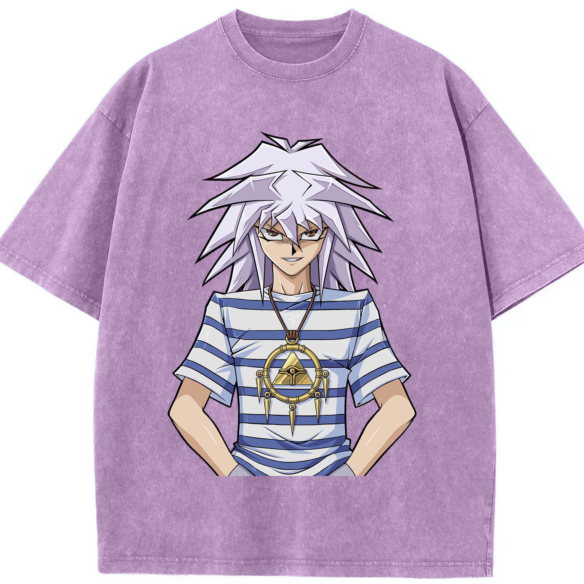 （画像用） 遊☆戯☆王 Yu-Gi-Oh! 綿100% ヴィンテージ風 半袖Tシャツ（フロントプリント）