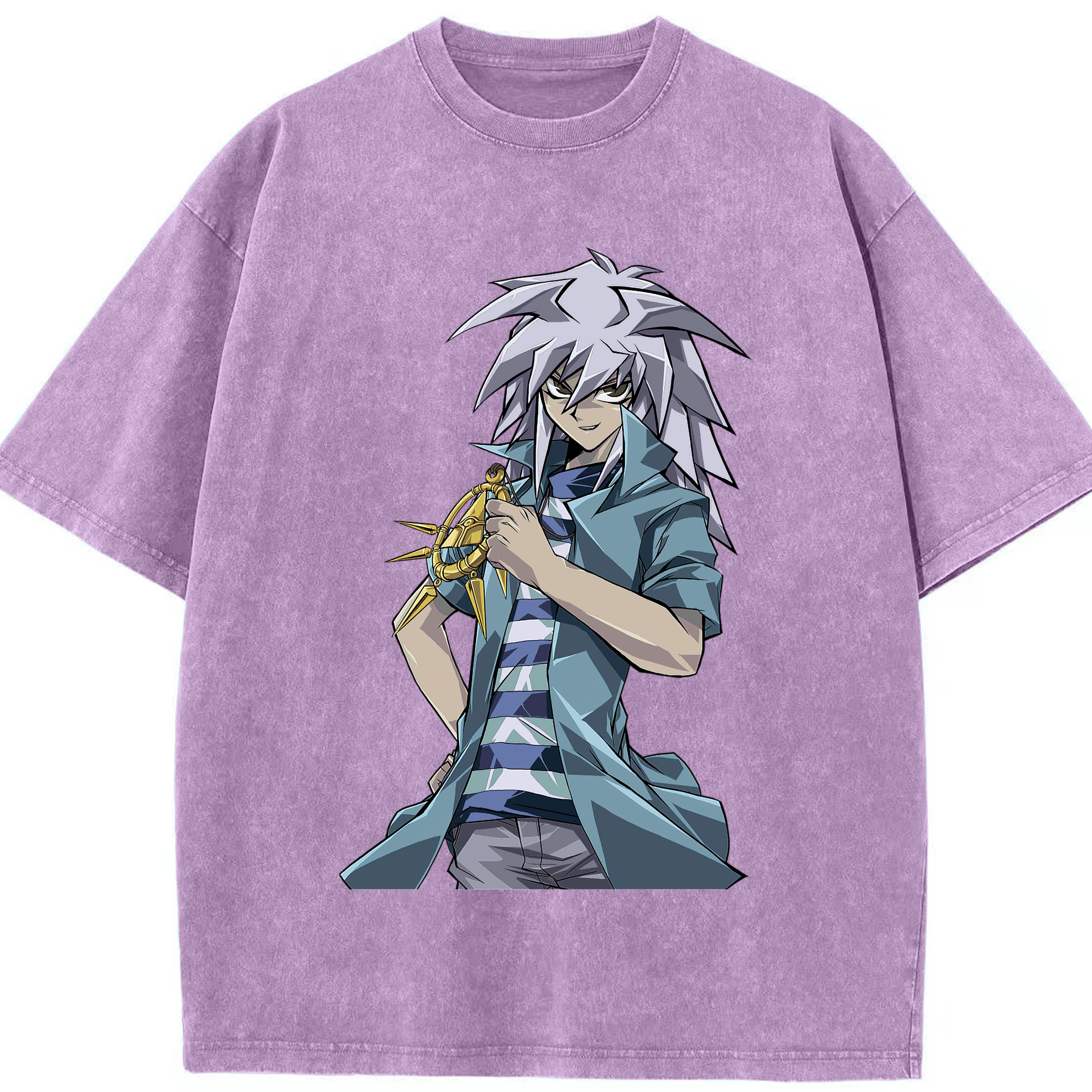 （画像用） 遊☆戯☆王 Yu-Gi-Oh! 綿100% ヴィンテージ風 半袖Tシャツ（フロントプリント）