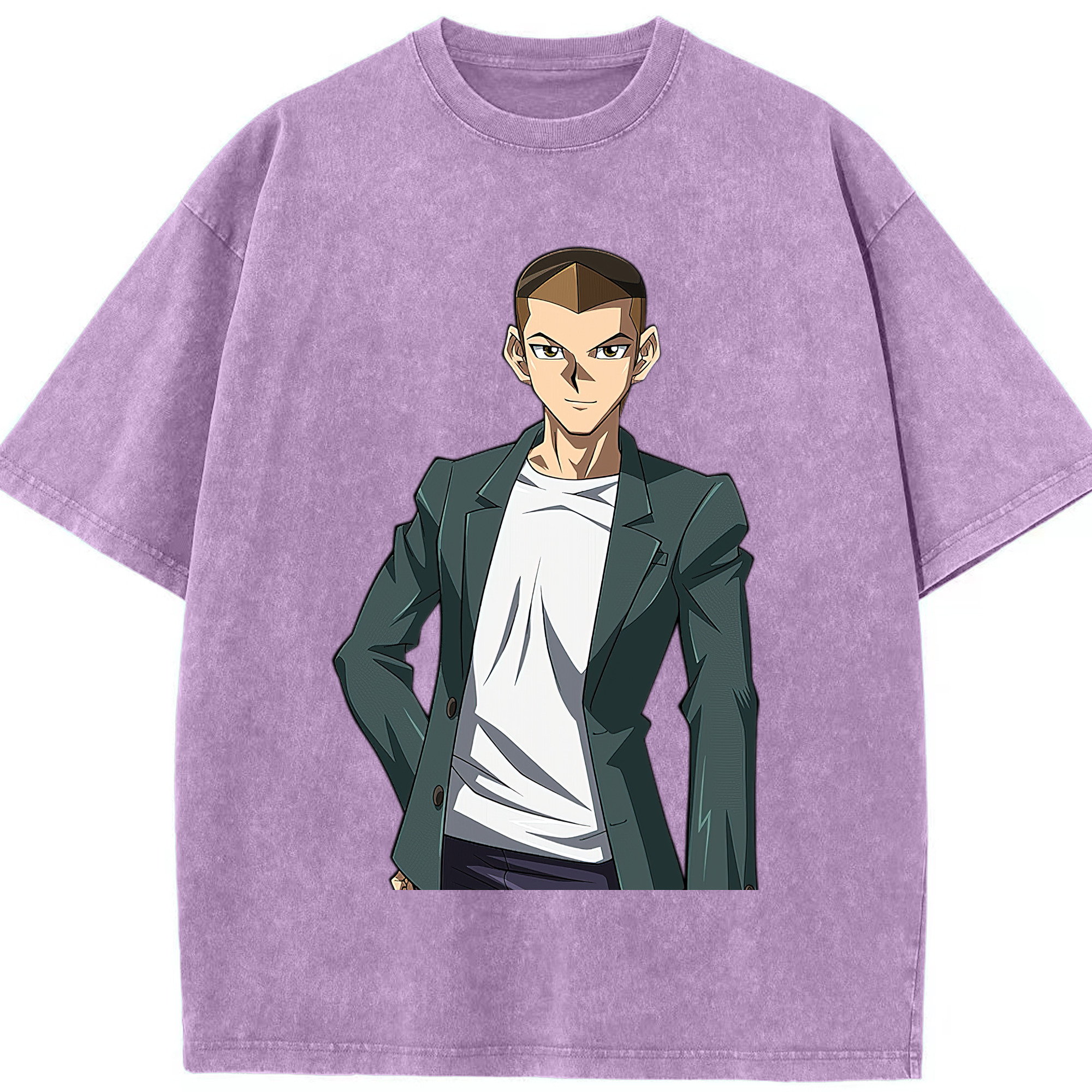 （画像用） 遊☆戯☆王 Yu-Gi-Oh! 綿100% ヴィンテージ風 半袖Tシャツ（フロントプリント）