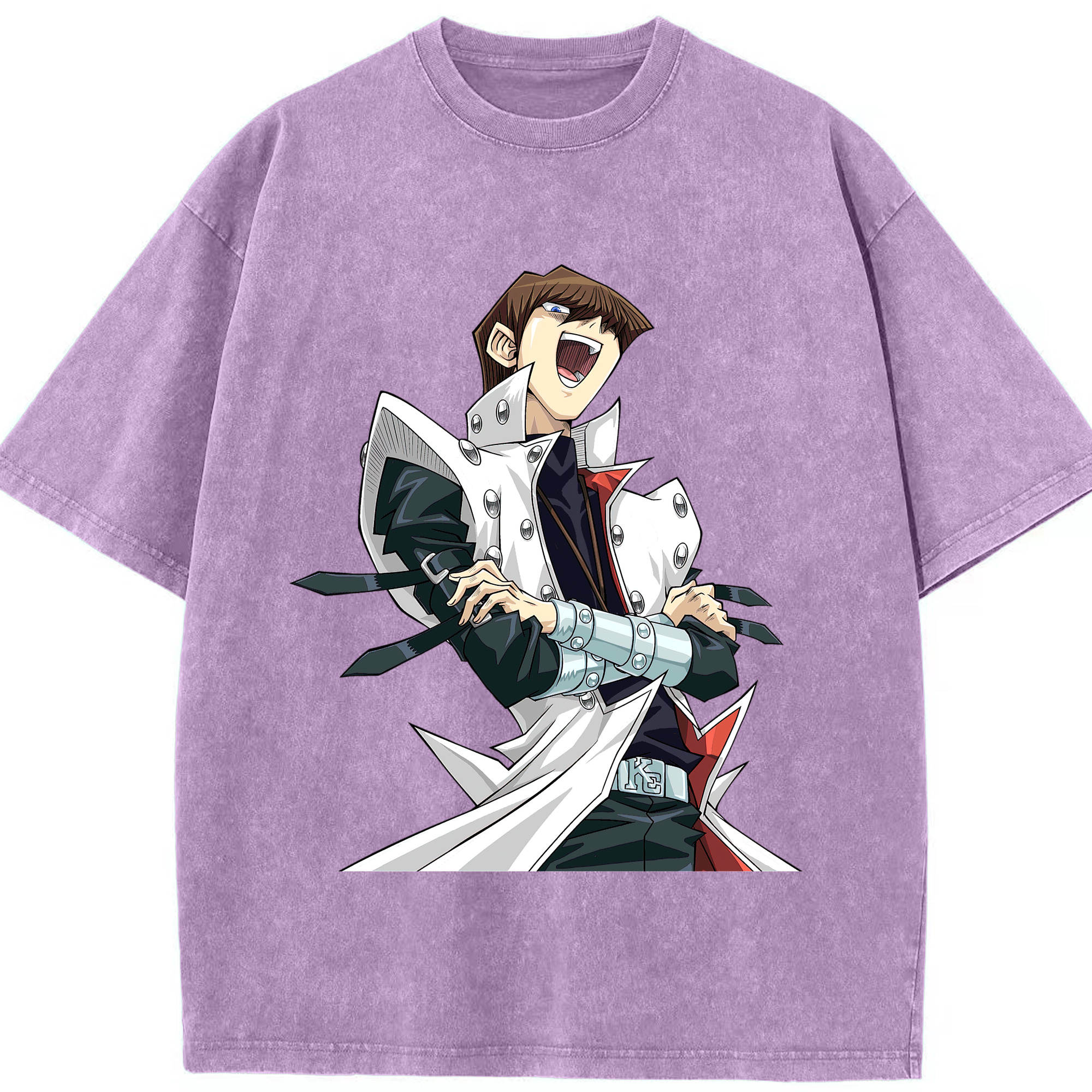 （画像用） 遊☆戯☆王 Yu-Gi-Oh! 綿100% ヴィンテージ風 半袖Tシャツ（フロントプリント）