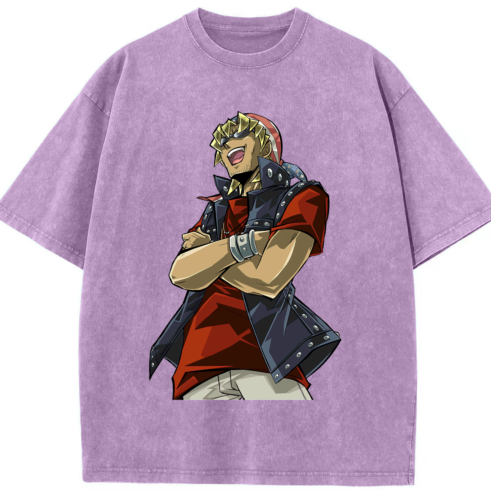 （画像用） 遊☆戯☆王 Yu-Gi-Oh! 綿100% ヴィンテージ風 半袖Tシャツ（フロントプリント）