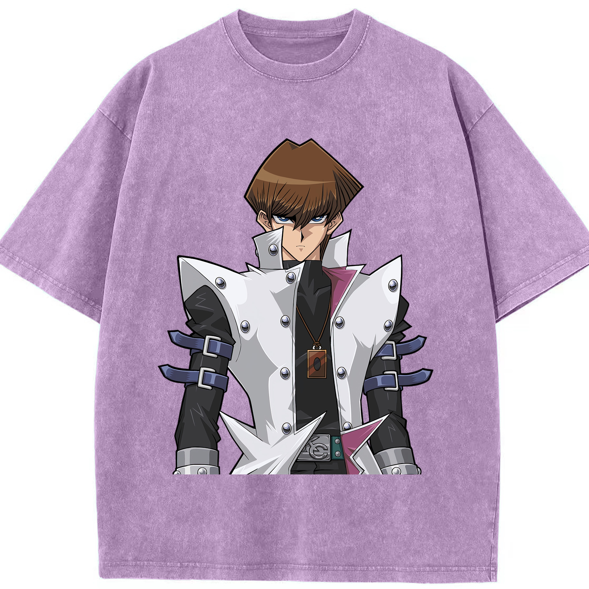 （画像用） 遊☆戯☆王 Yu-Gi-Oh! 綿100% ヴィンテージ風 半袖Tシャツ（フロントプリント）