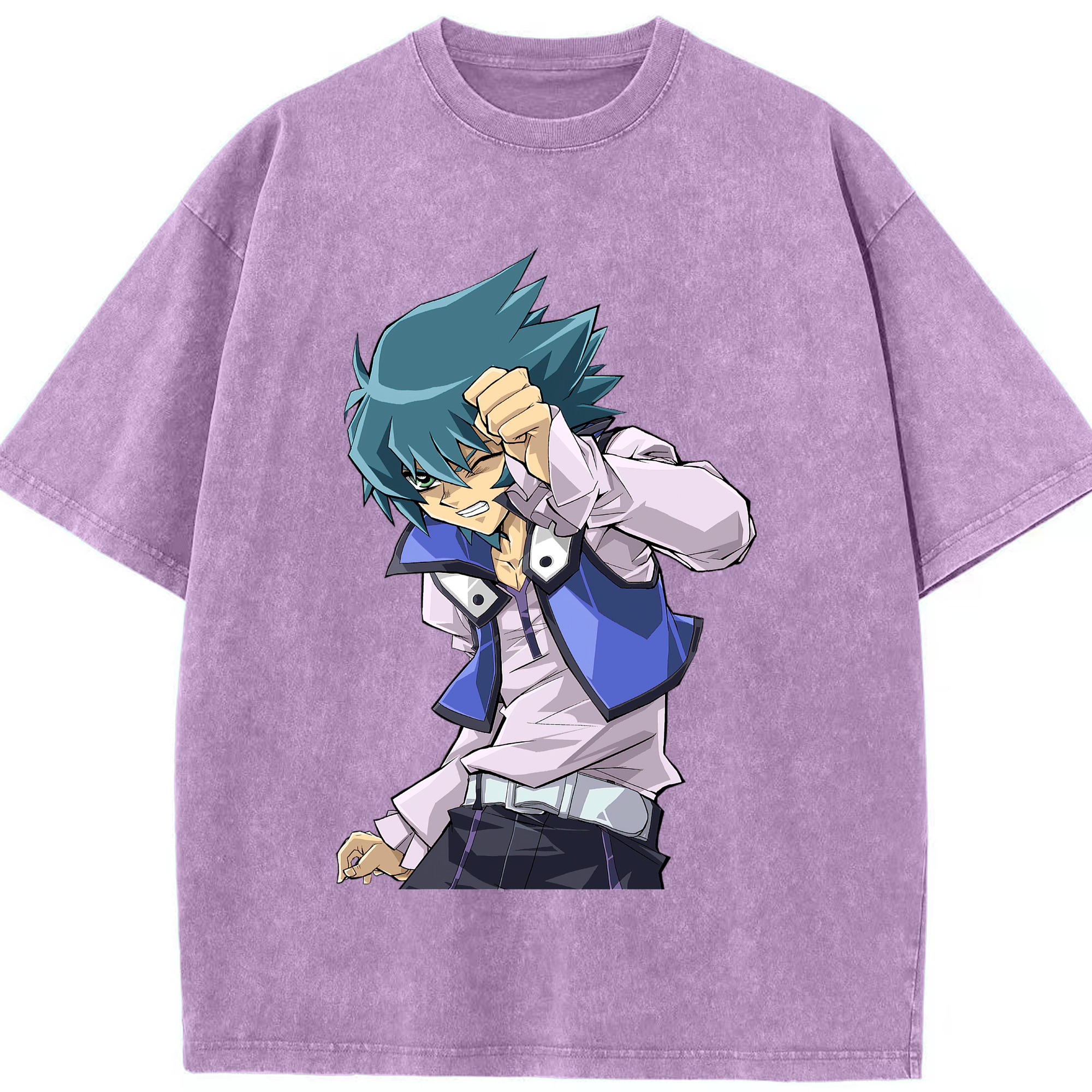 （画像用） 遊☆戯☆王 Yu-Gi-Oh! 綿100% ヴィンテージ風 半袖Tシャツ（フロントプリント）