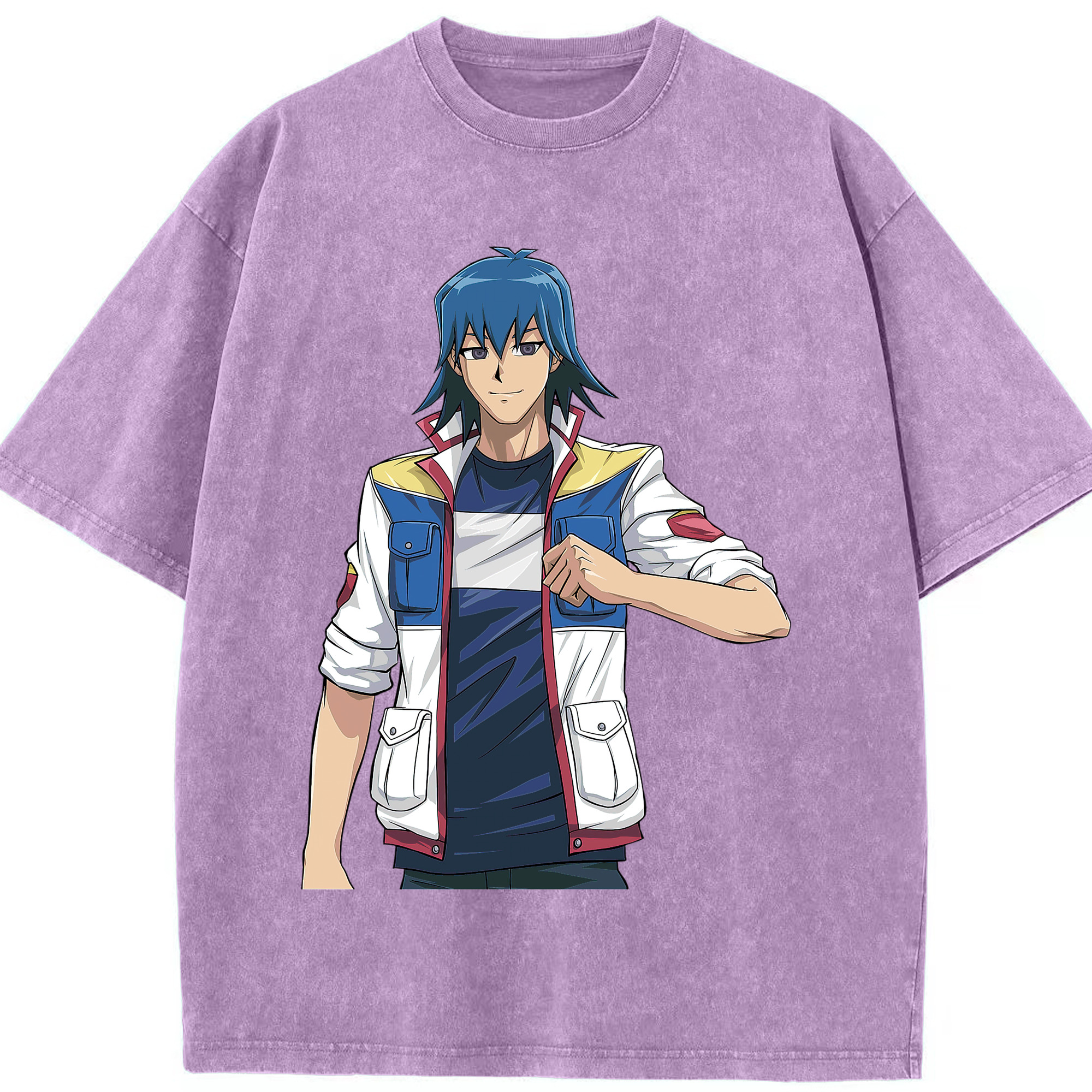（画像用） 遊☆戯☆王 Yu-Gi-Oh! 綿100% ヴィンテージ風 半袖Tシャツ（フロントプリント）