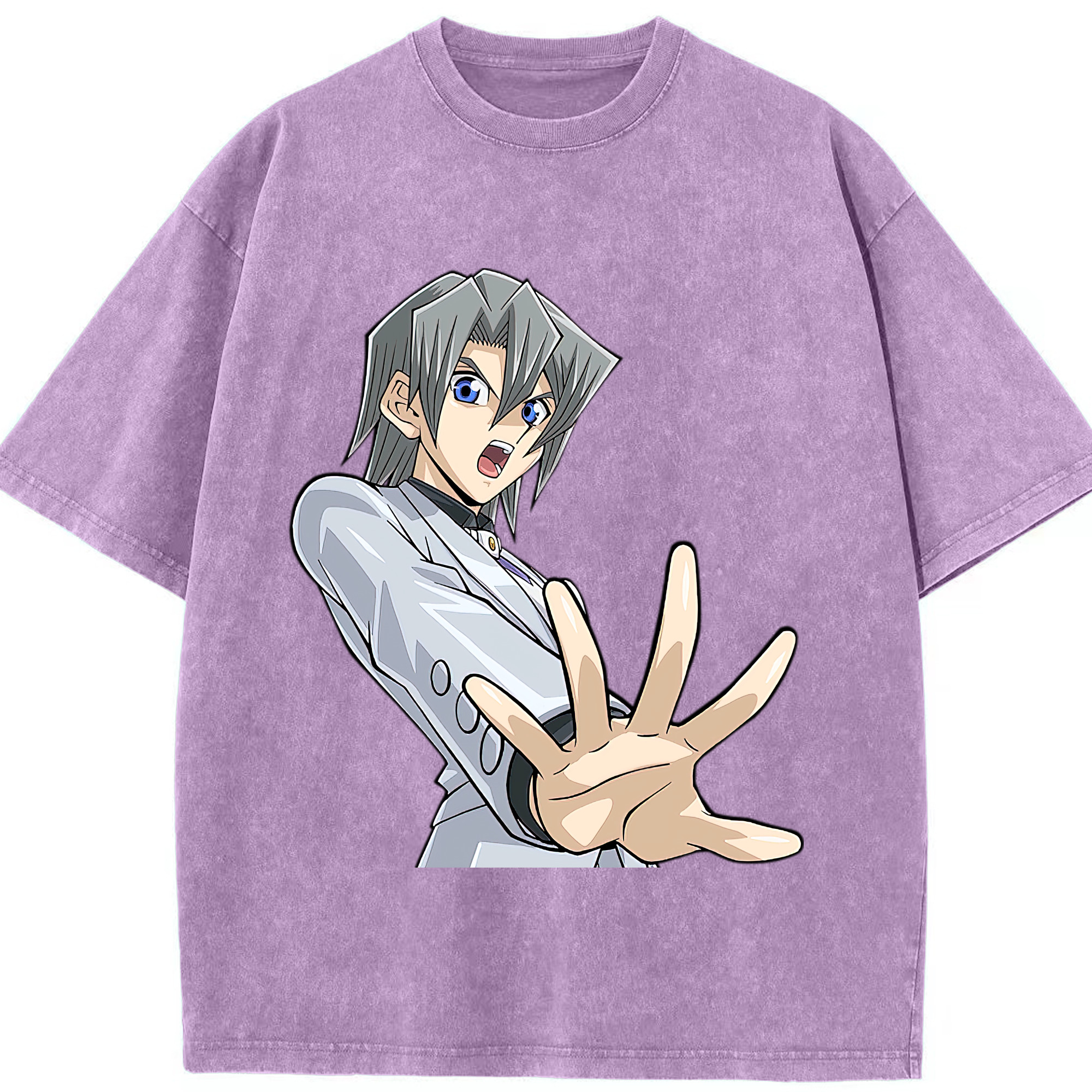 （画像用） 遊☆戯☆王 Yu-Gi-Oh! 綿100% ヴィンテージ風 半袖Tシャツ（フロントプリント）