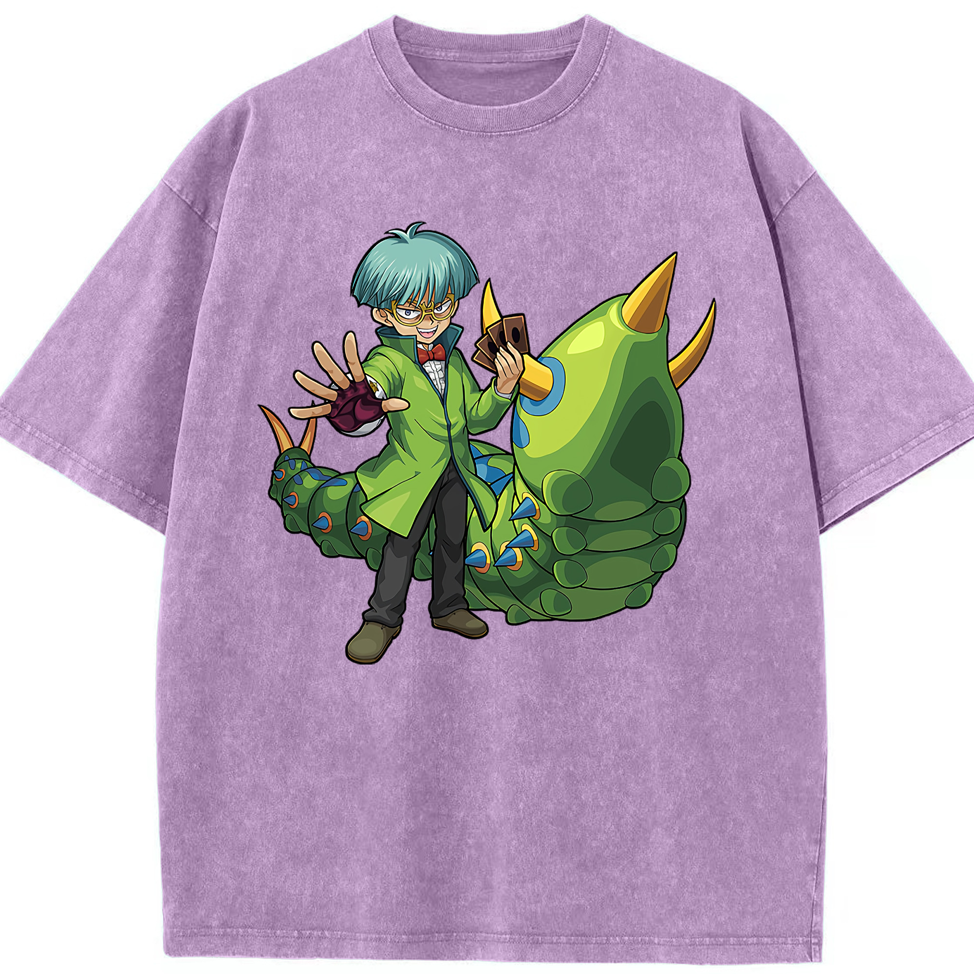 （画像用） 遊☆戯☆王 Yu-Gi-Oh! 綿100% ヴィンテージ風 半袖Tシャツ（フロントプリント）