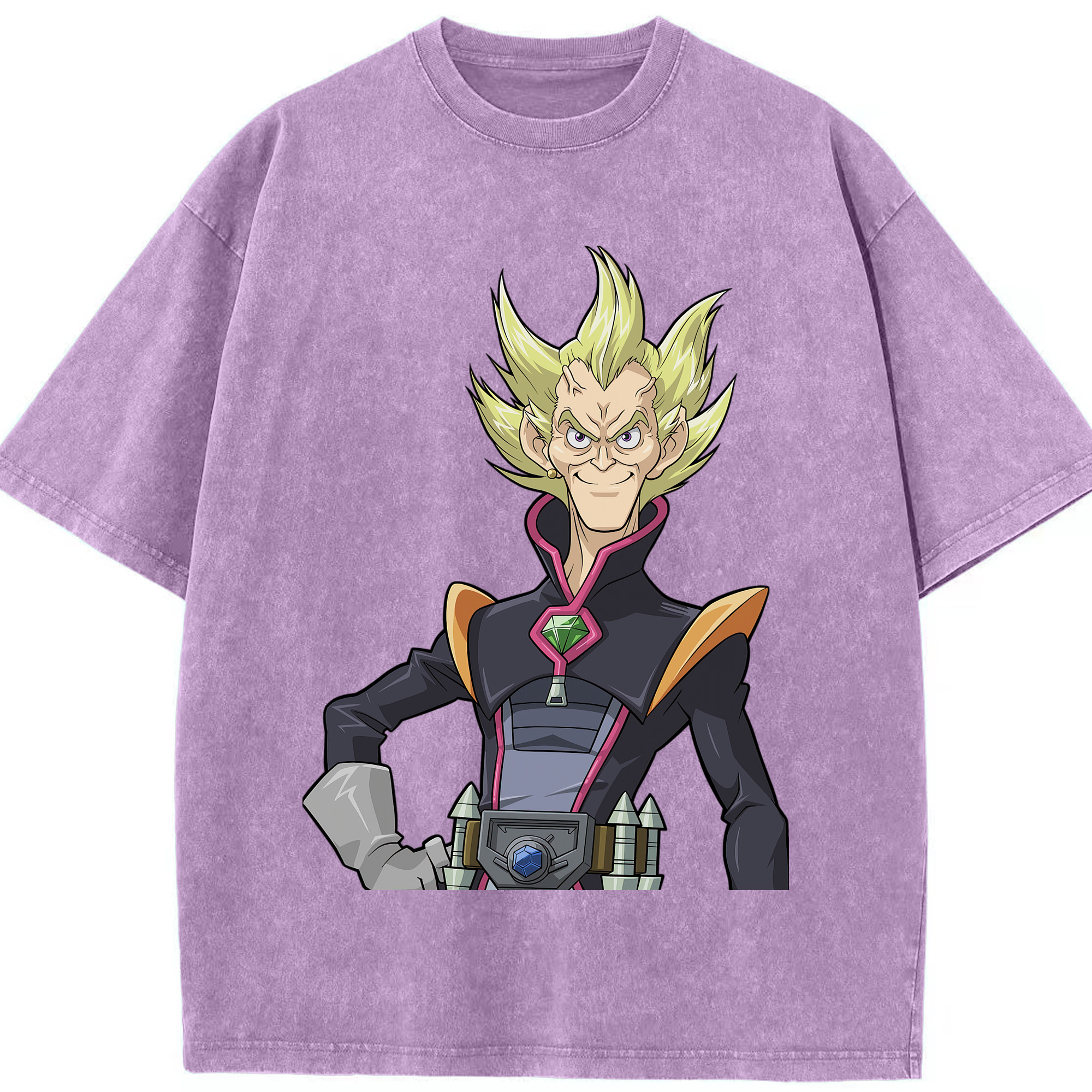 （画像用） 遊☆戯☆王 Yu-Gi-Oh! 綿100% ヴィンテージ風 半袖Tシャツ（フロントプリント）