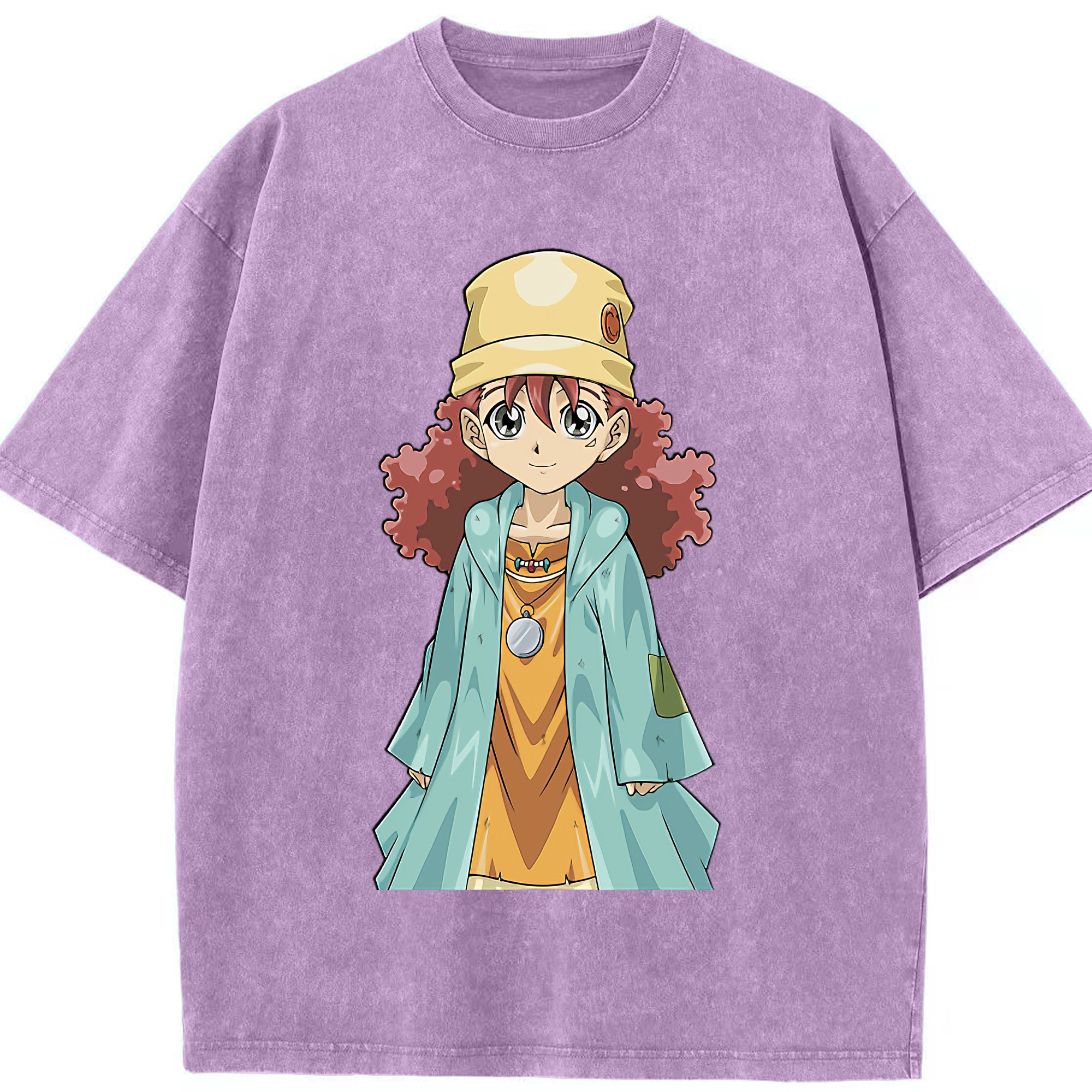 （画像用） 遊☆戯☆王 Yu-Gi-Oh! 綿100% ヴィンテージ風 半袖Tシャツ（フロントプリント）