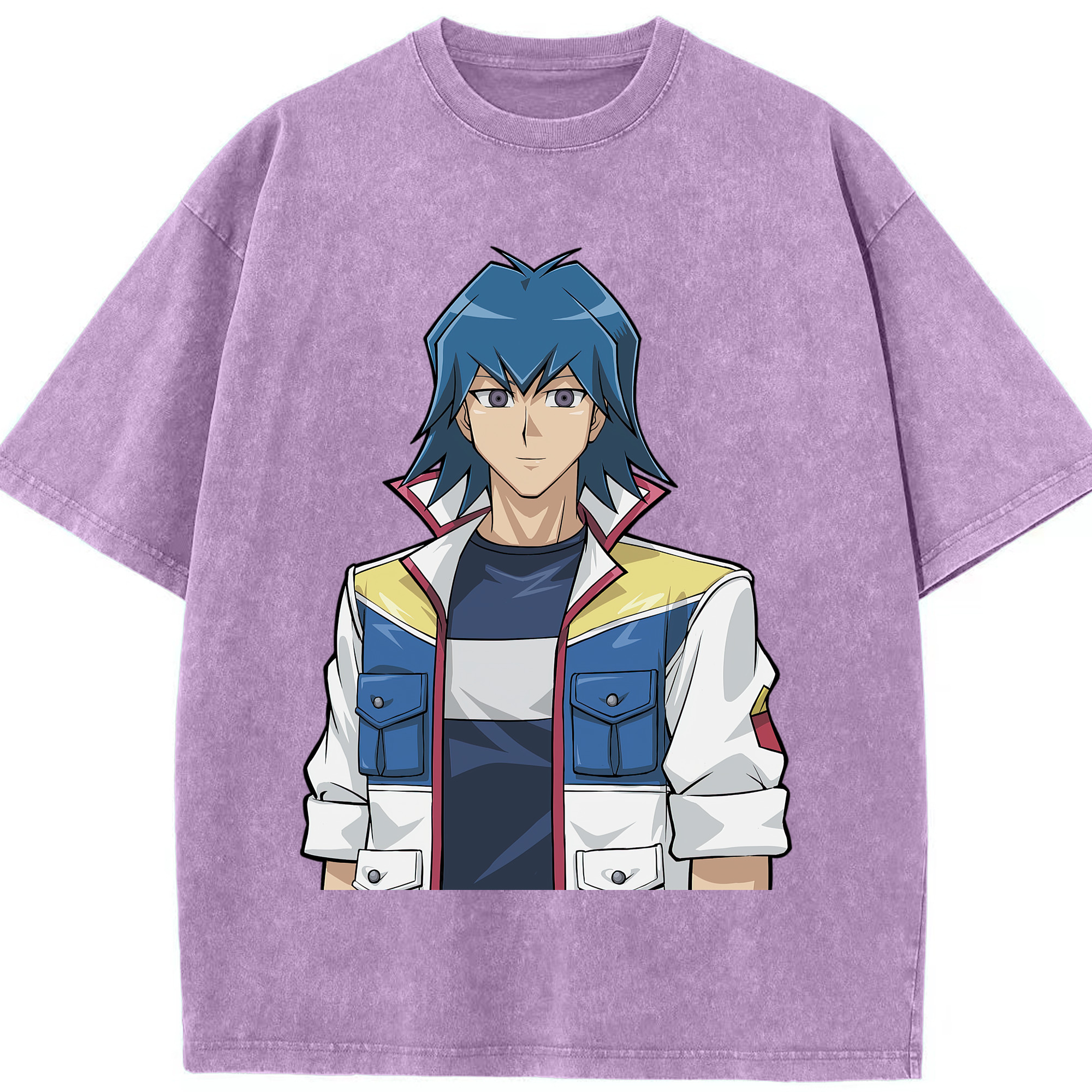 （画像用） 遊☆戯☆王 Yu-Gi-Oh! 綿100% ヴィンテージ風 半袖Tシャツ（フロントプリント）