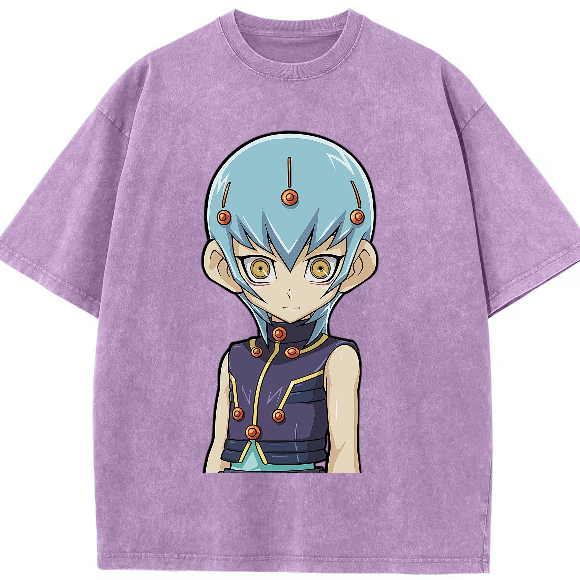 （画像用） 遊☆戯☆王 Yu-Gi-Oh! 綿100% ヴィンテージ風 半袖Tシャツ（フロントプリント）